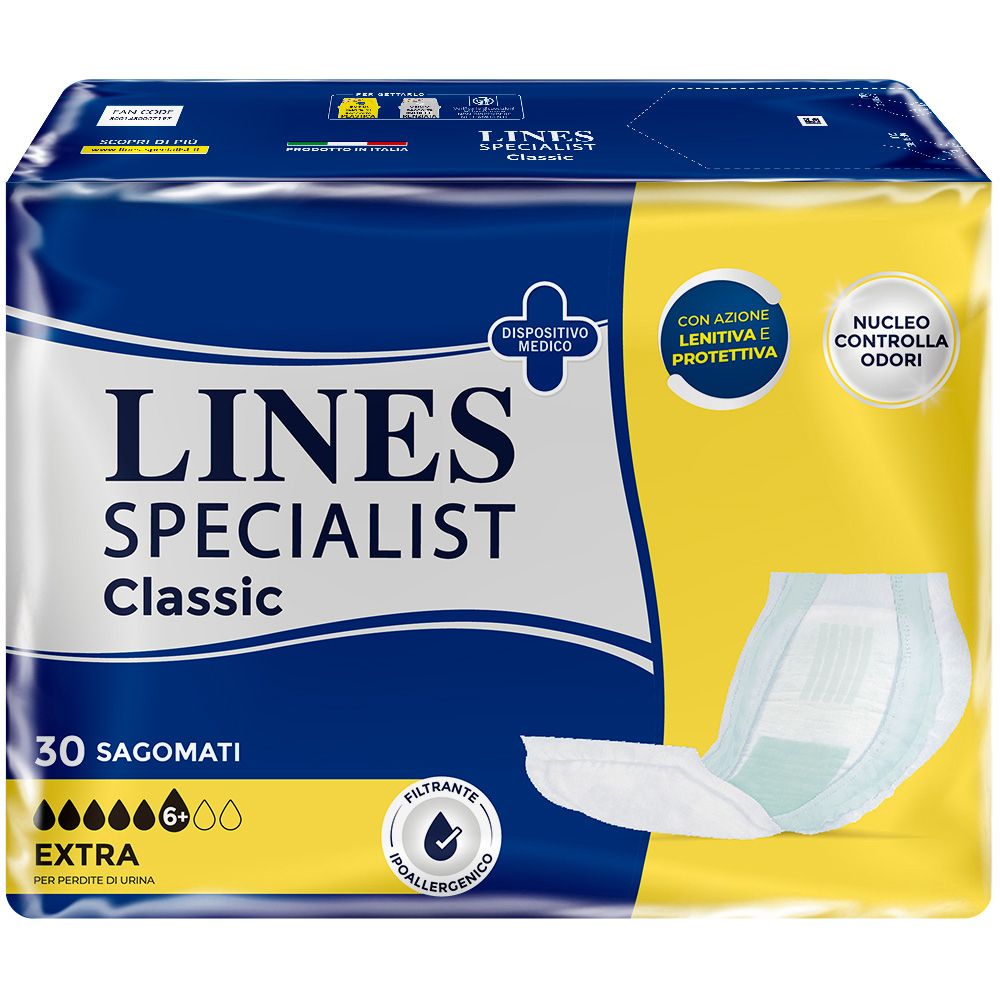 Lines Clas Sagomato Extra 30Pz 30 St Binden