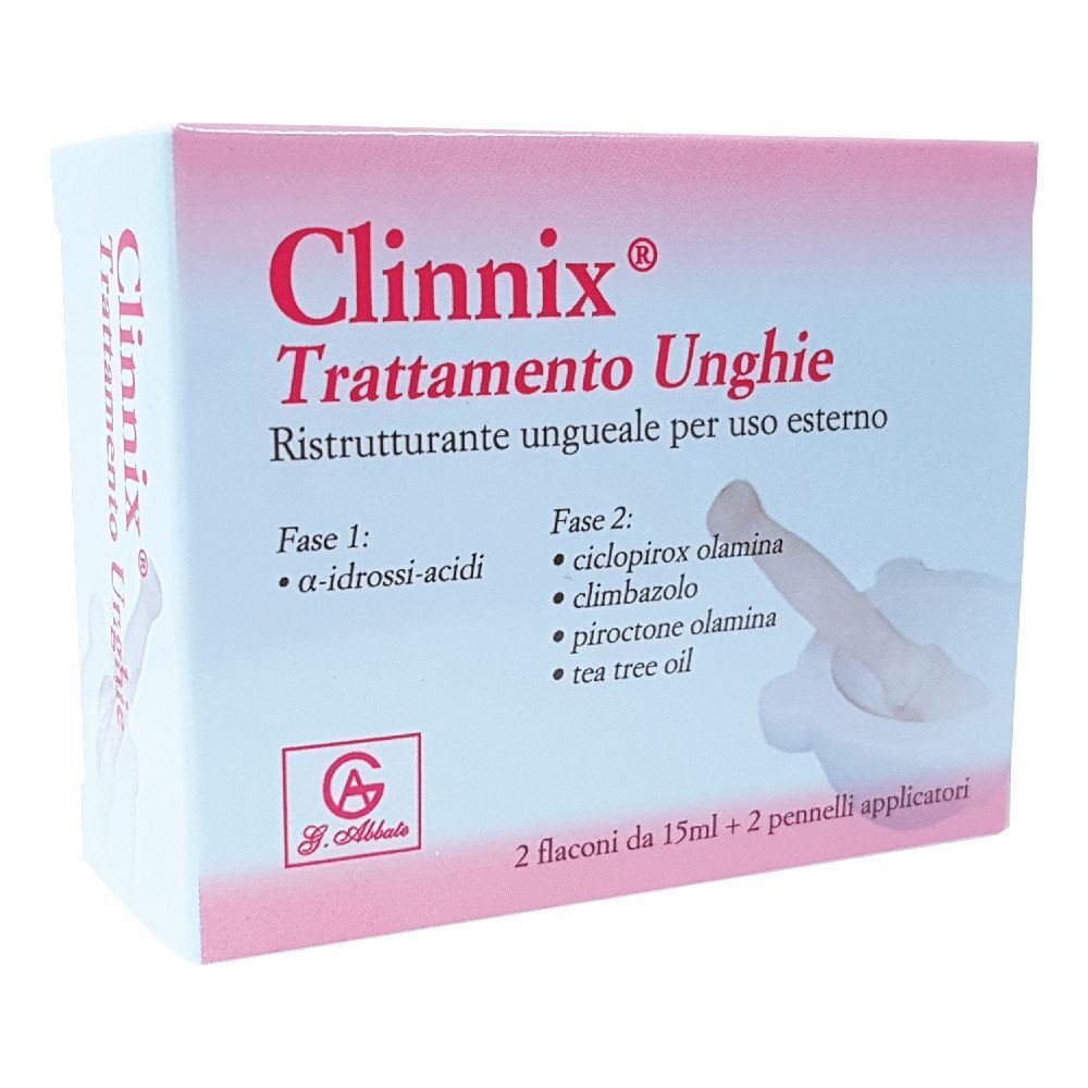 Clinnix Trattamento Unghie con Pennelli Applicatori