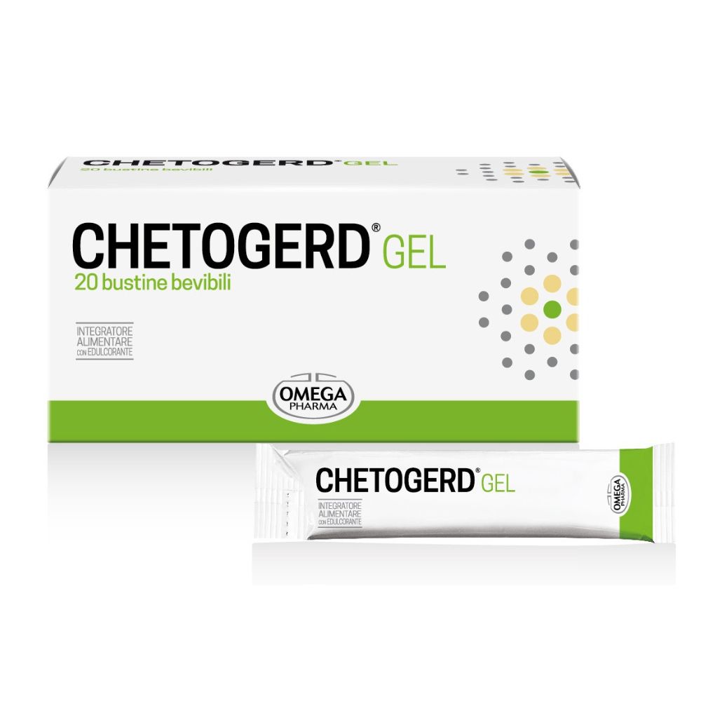 CHETOGERD® GEL Bustine - Favorisce il Controllo dell'Acidità Gastrica- Risparmia il 10% con il codice: omega0926