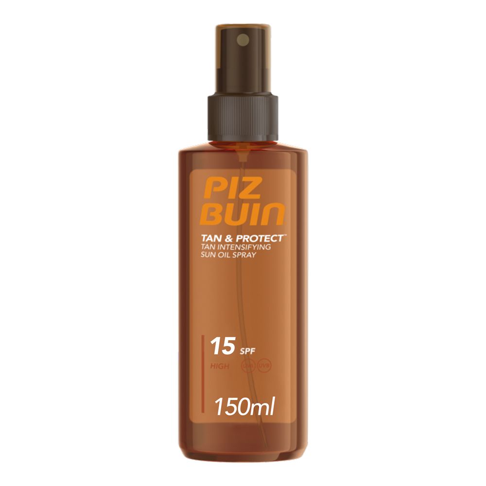 PIZ BUIN Tan Protect Olio Spray Intensificatore Abbronzatura SPF 15 con Filtro Solare UVA/UVB