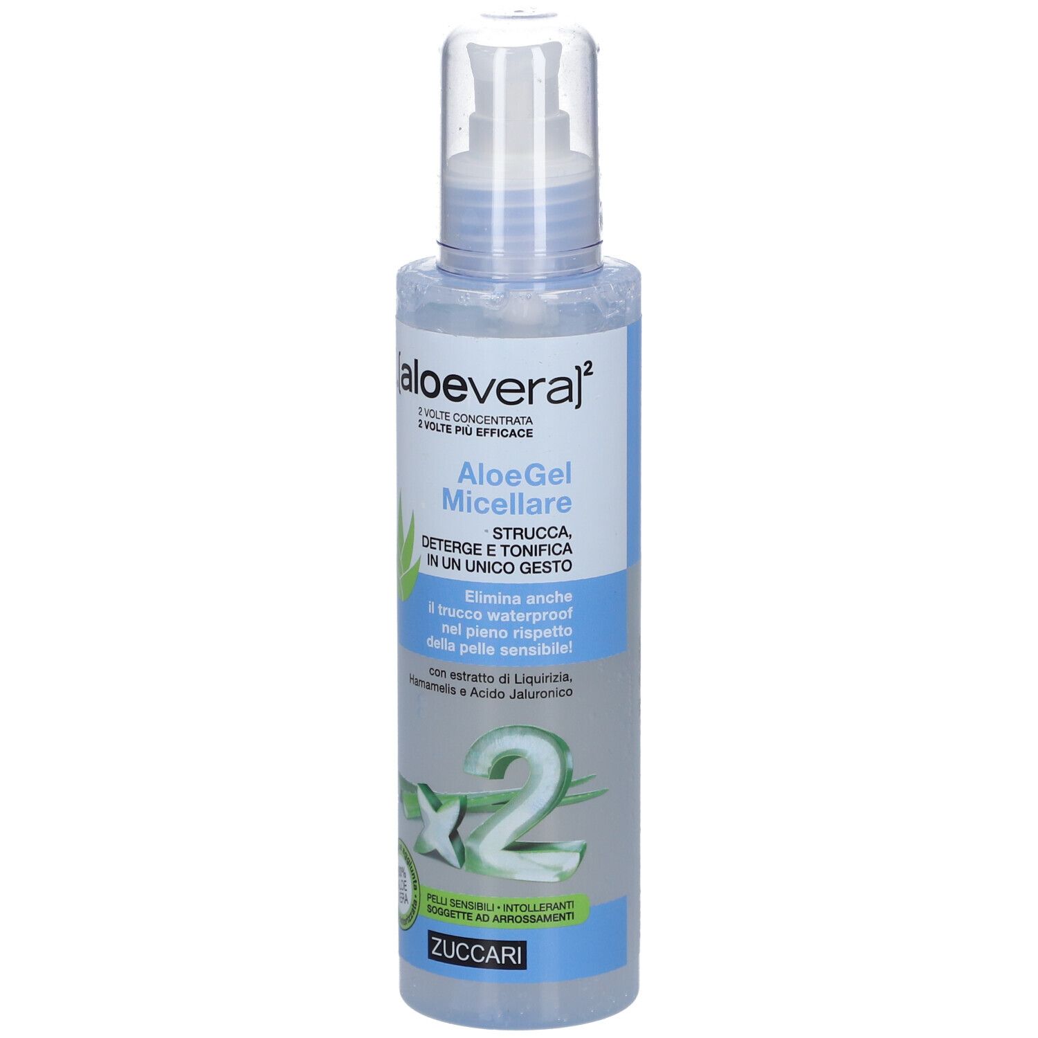 Aloe Vera Micellar Aloe Gel in Pumpspenderflasche.