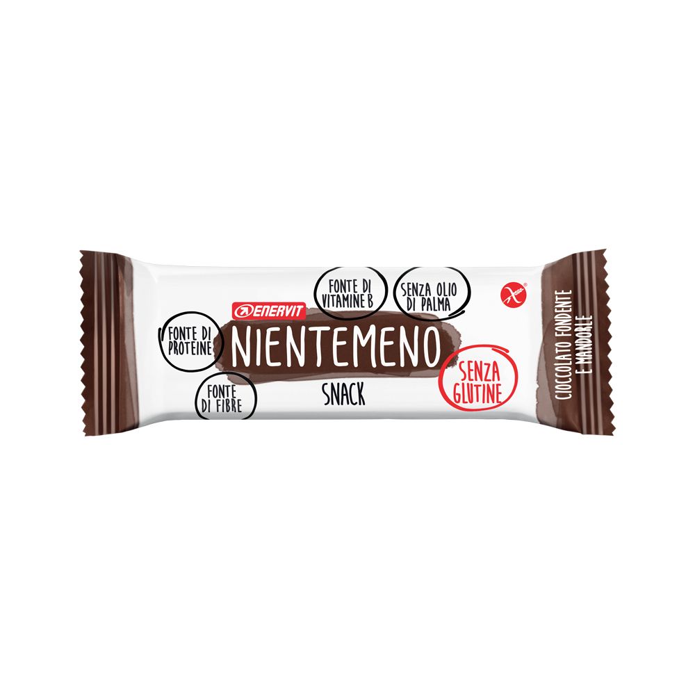 ENERVIT® Nientemeno Barretta Cioccolato Fondente e Mandorle 3x33 g