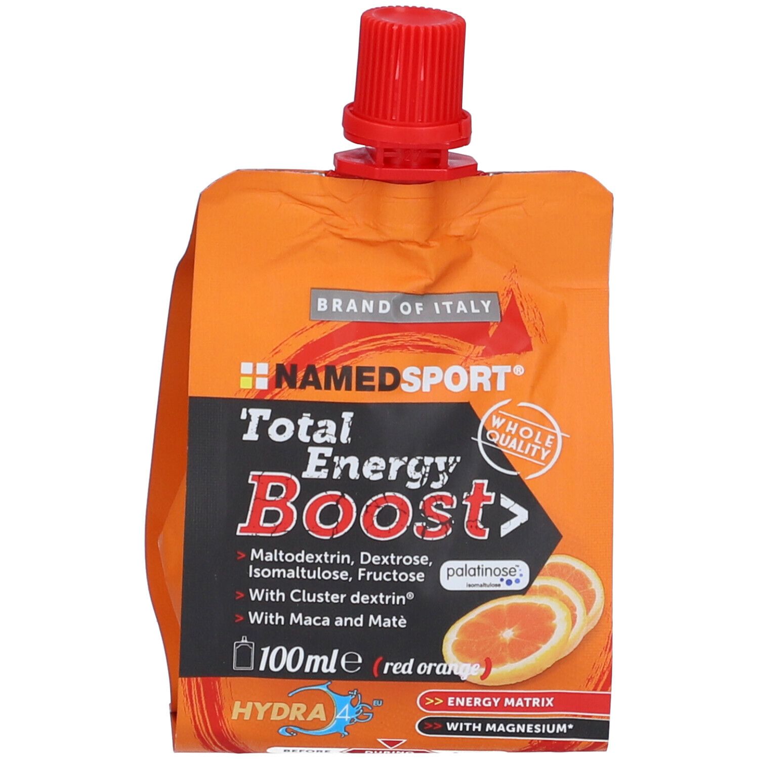 NAMEDSPORT® Total Energy Boost RED ORANGE