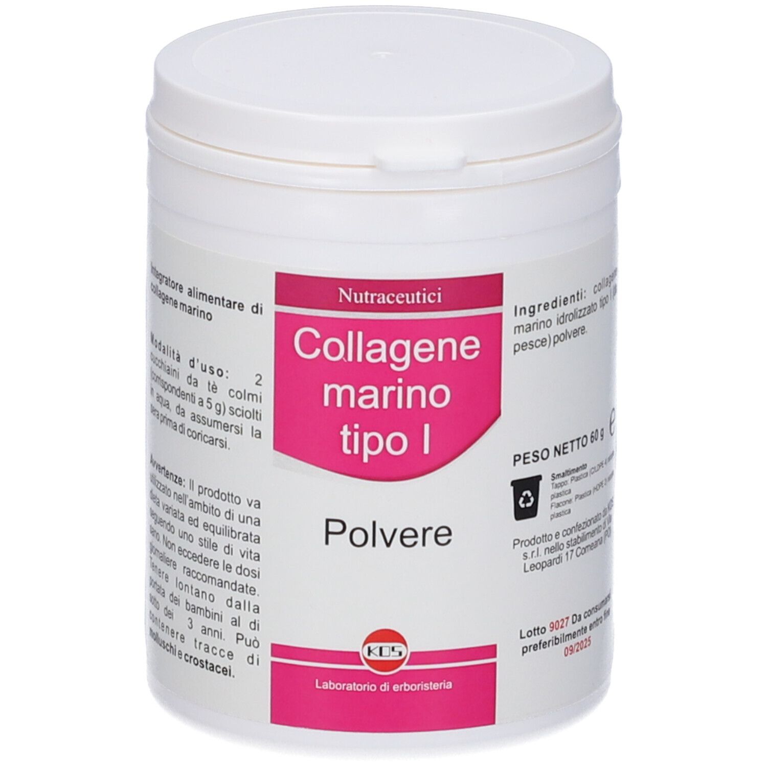 Collagene Marino Polvere 60 G
