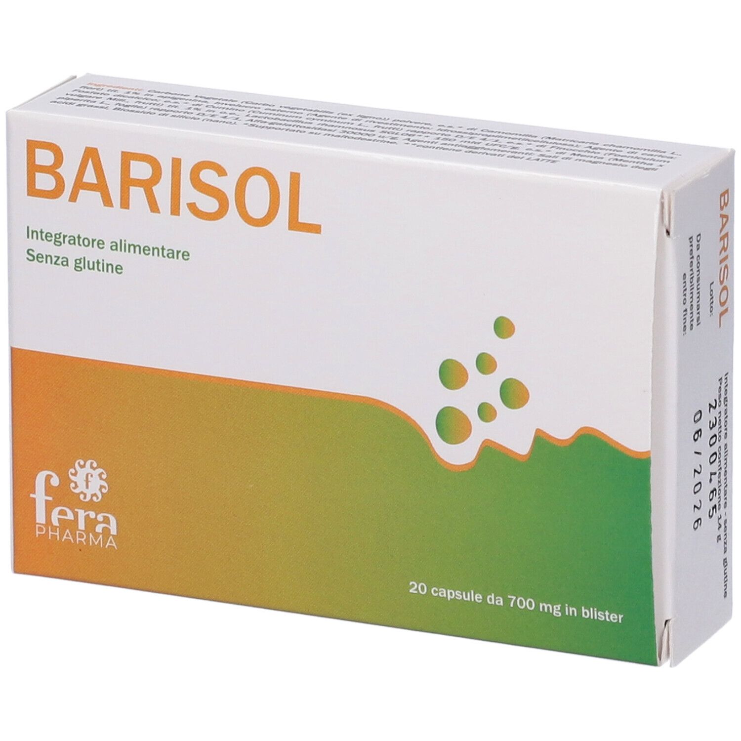 Barisol 20Capsule Gastrores