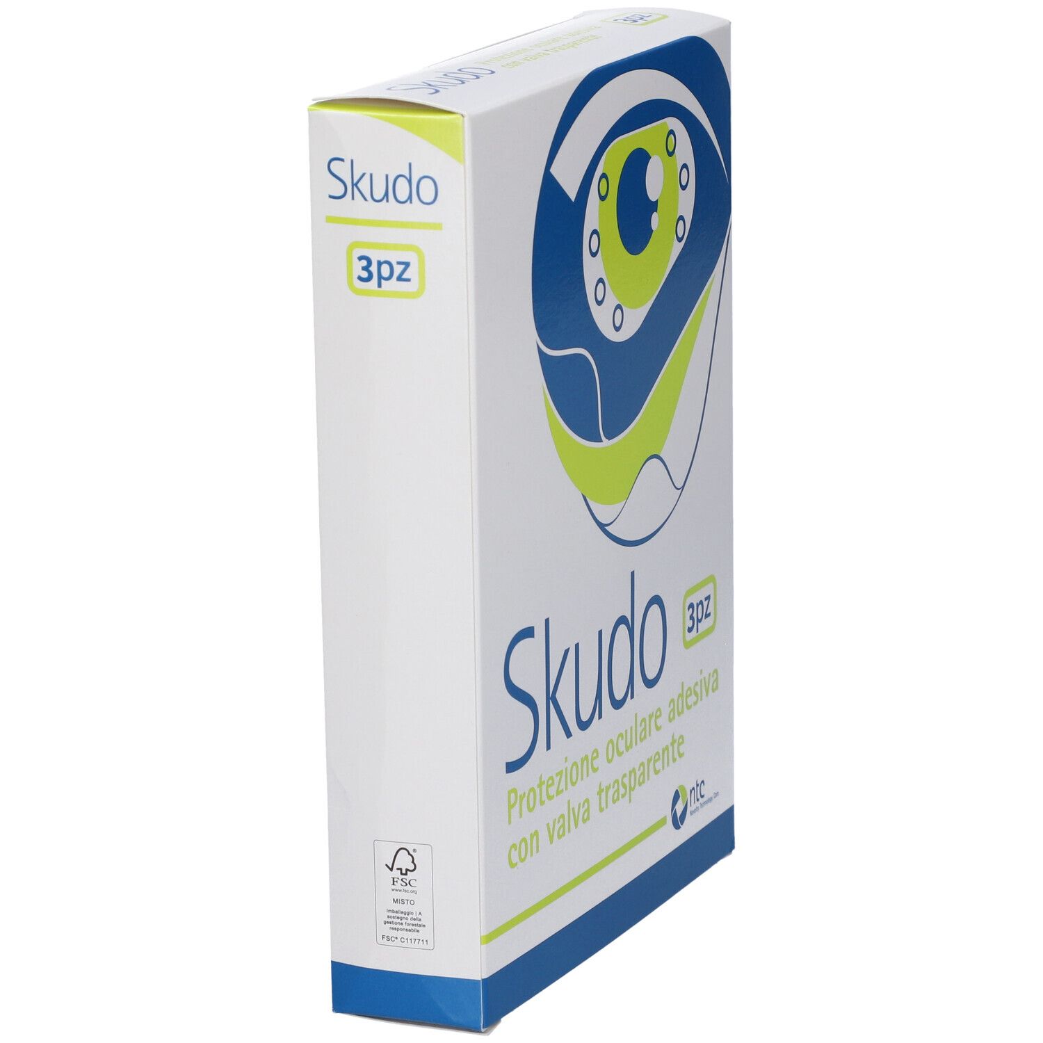 Protezione Oculare Skudo Con Valva Trasparente 3 Pezzi 1 pz Altro view 2