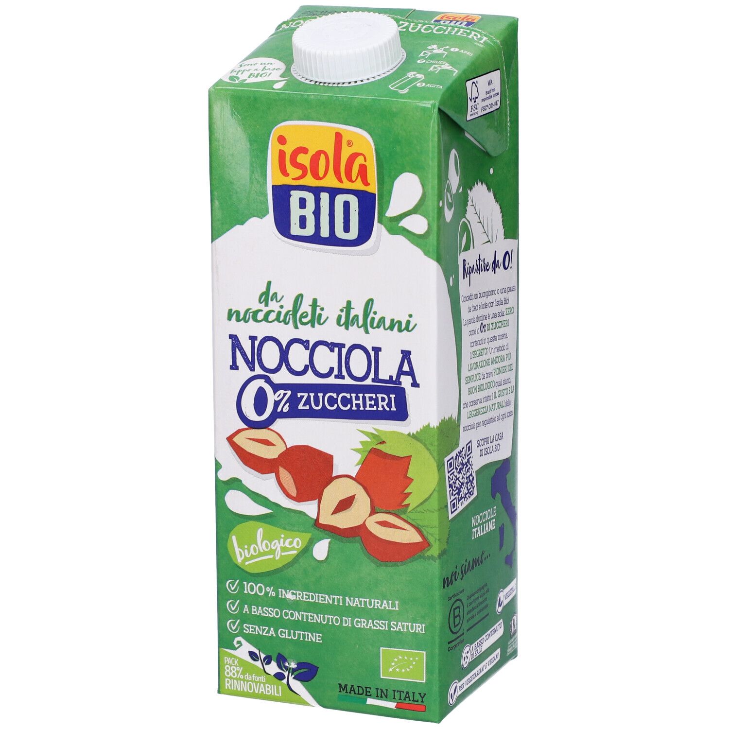 Isola Bio Bevanda Nocciola 1L