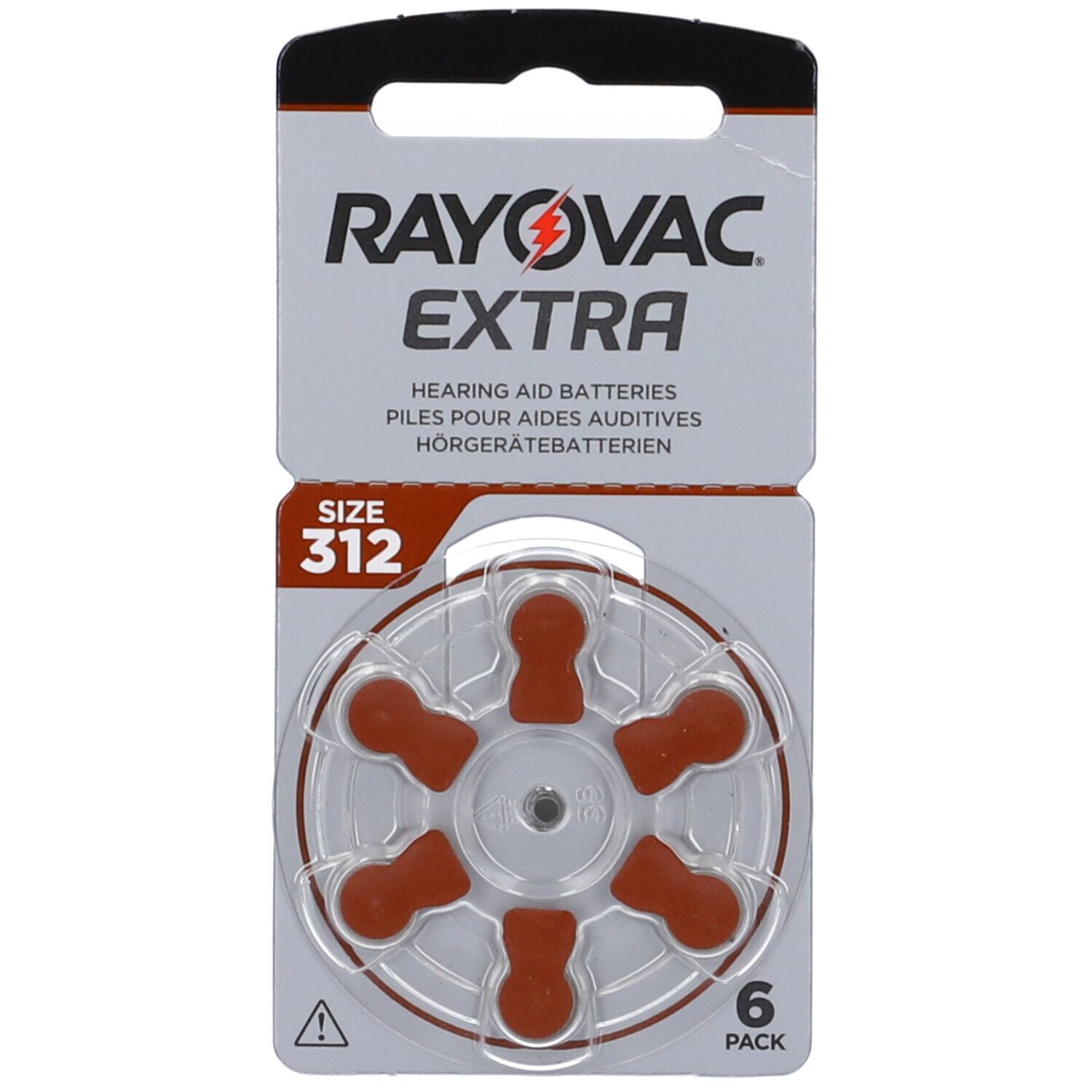 Rayovac Zinco Ario Mod 312 6Pz