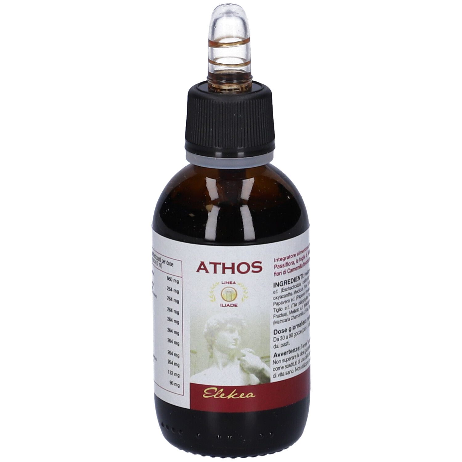 Elekea Rosso Athos Gocce Con Alcool 50 Ml - Immagine 4
