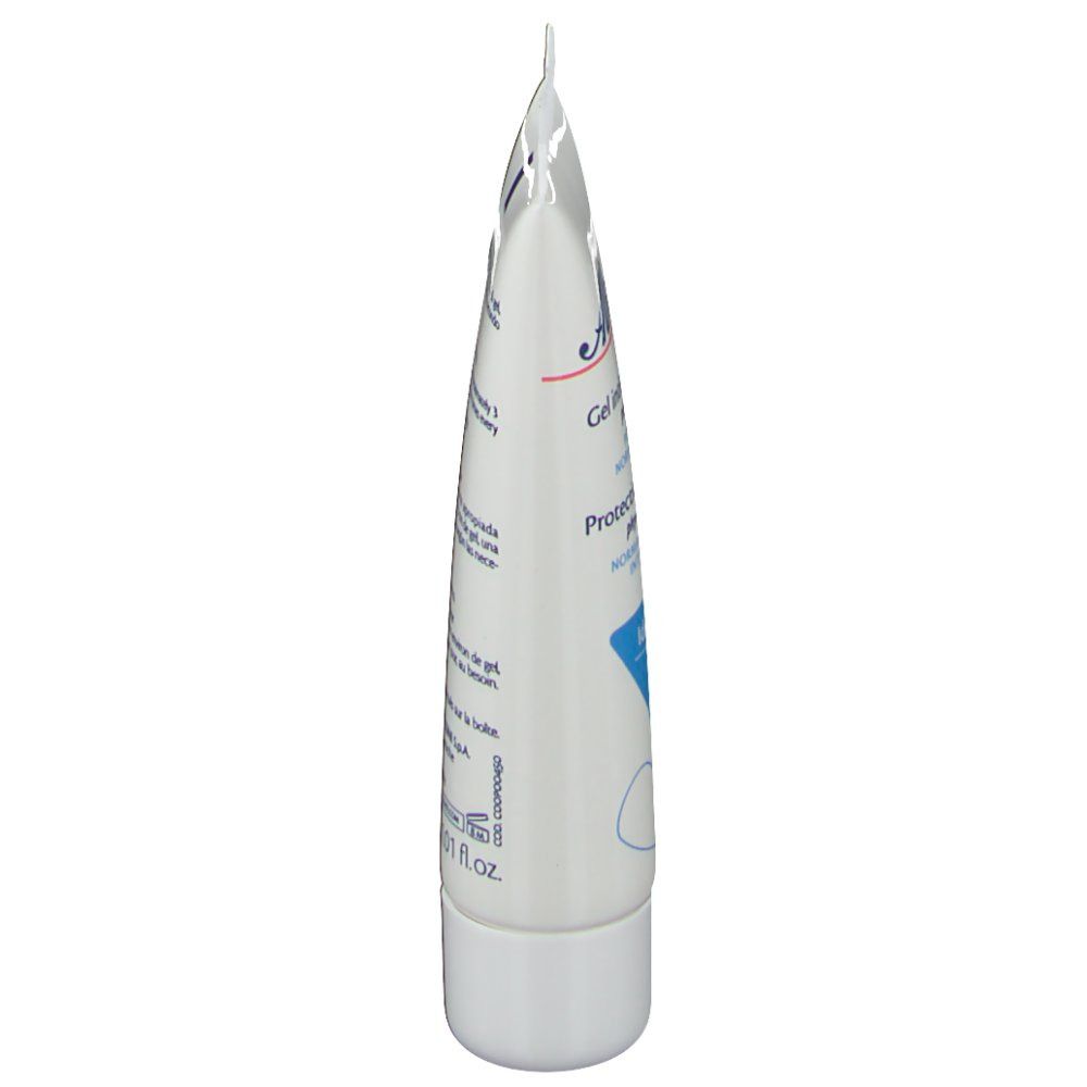 Vista laterale di un tubo bianco. Nome del prodotto e testo stampati. Contiene 30 ml.