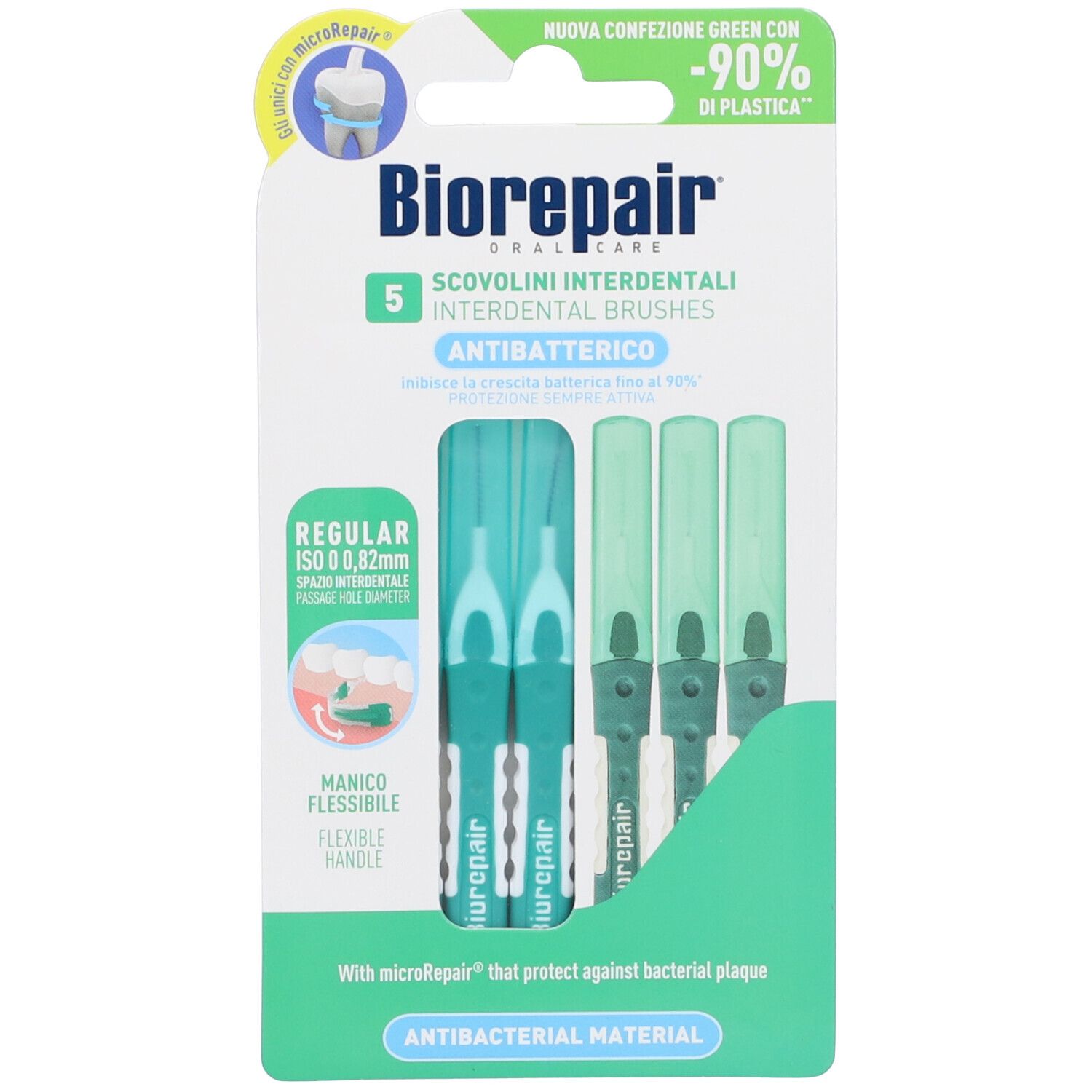 Biorepair® Scovolini interdentali Protezione Antibatterica