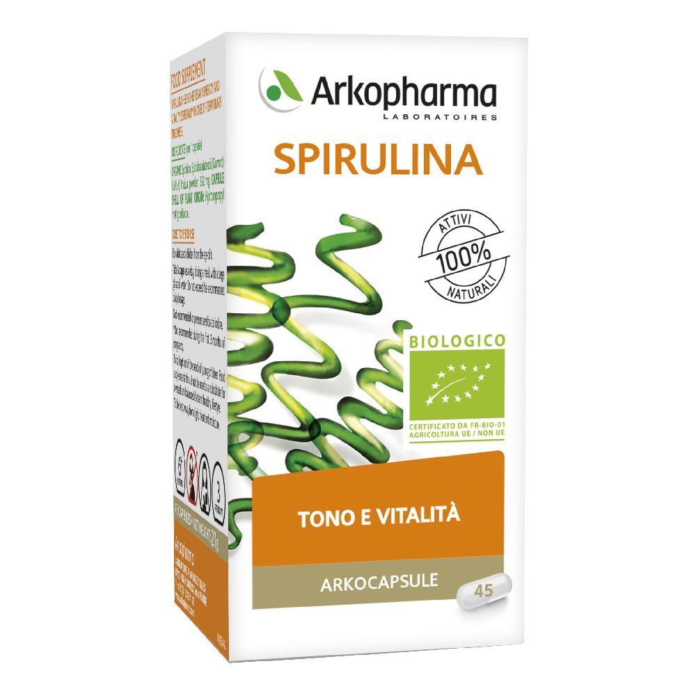 Arkocapsule® Spirulina Bio - risparmia il 10% con il codice: ARKO10