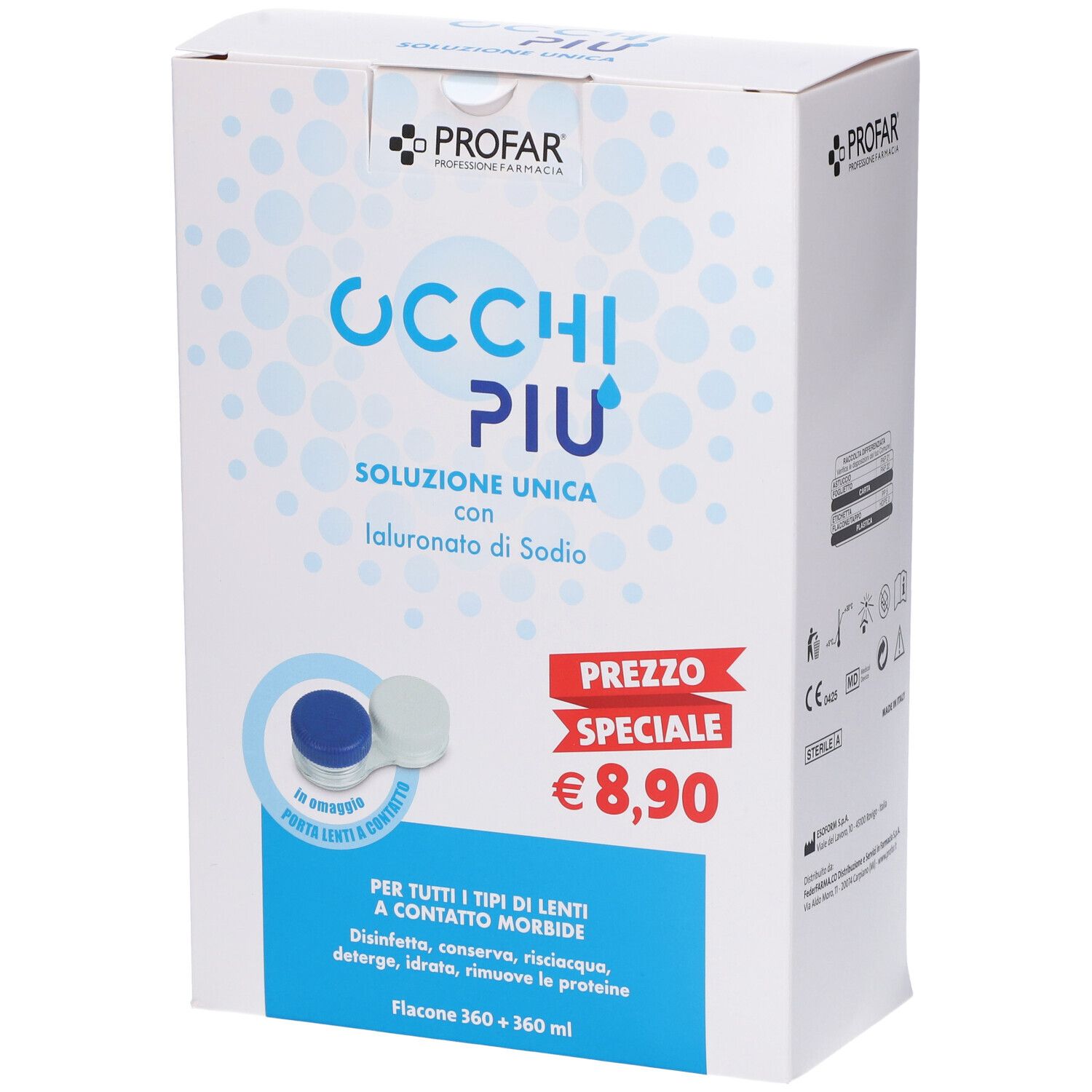 Profar Occhipiù Soluzione Unica 2 Flaconi