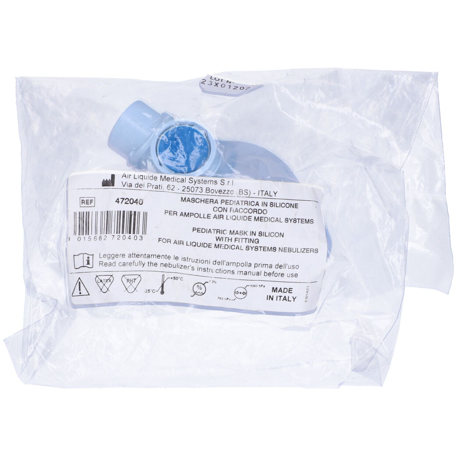 Maschera Pediatrica Nebula In Silicone