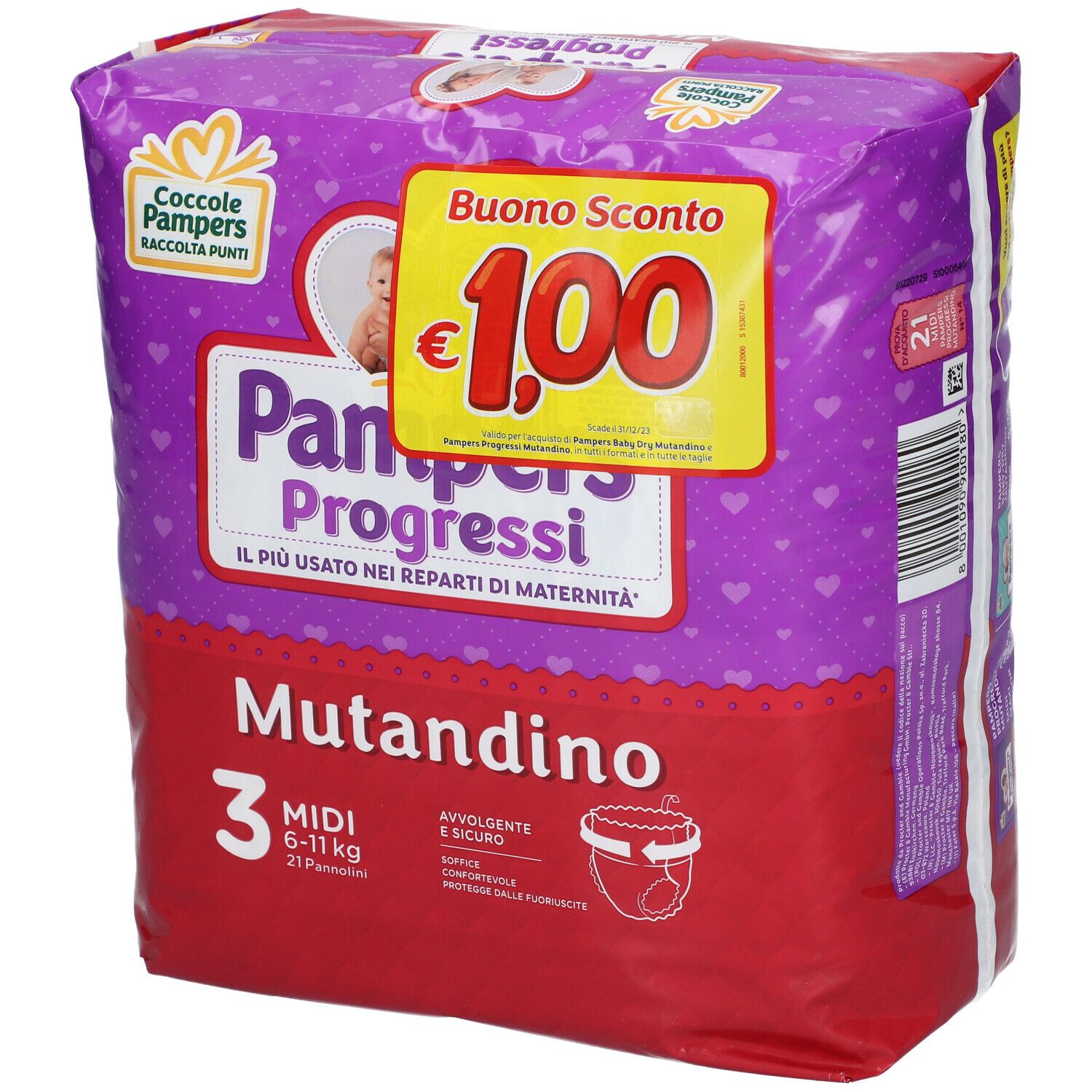 Image of Pampers Progressi Mutandino™ 3 (6-11 Kg)