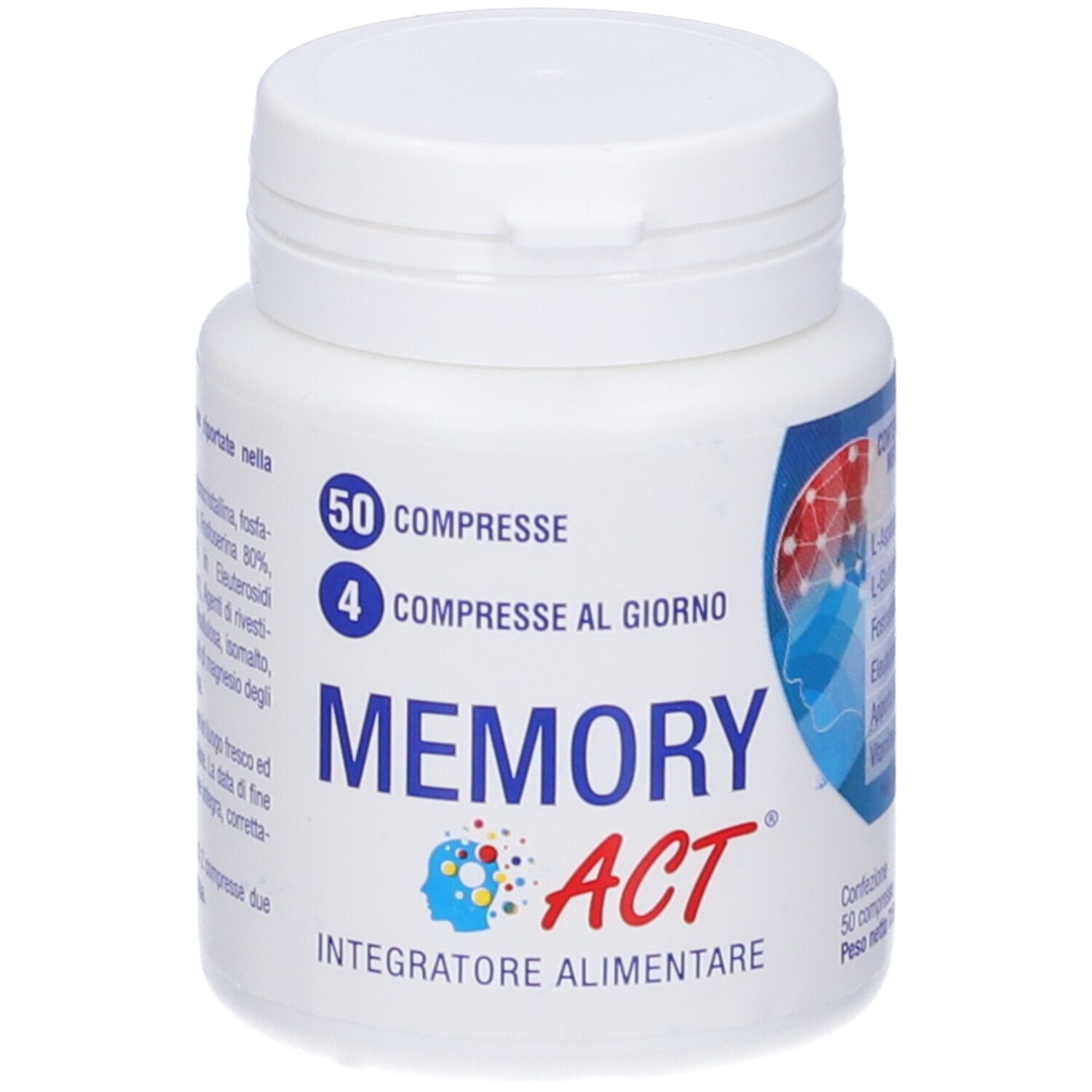 F&F Integratore Memory Act Per Memoria E Concentrazione, 50Cpr - Immagine 8