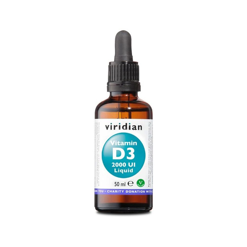 Viridian Vitamin D3 2000Ui Liquid 50 Ml