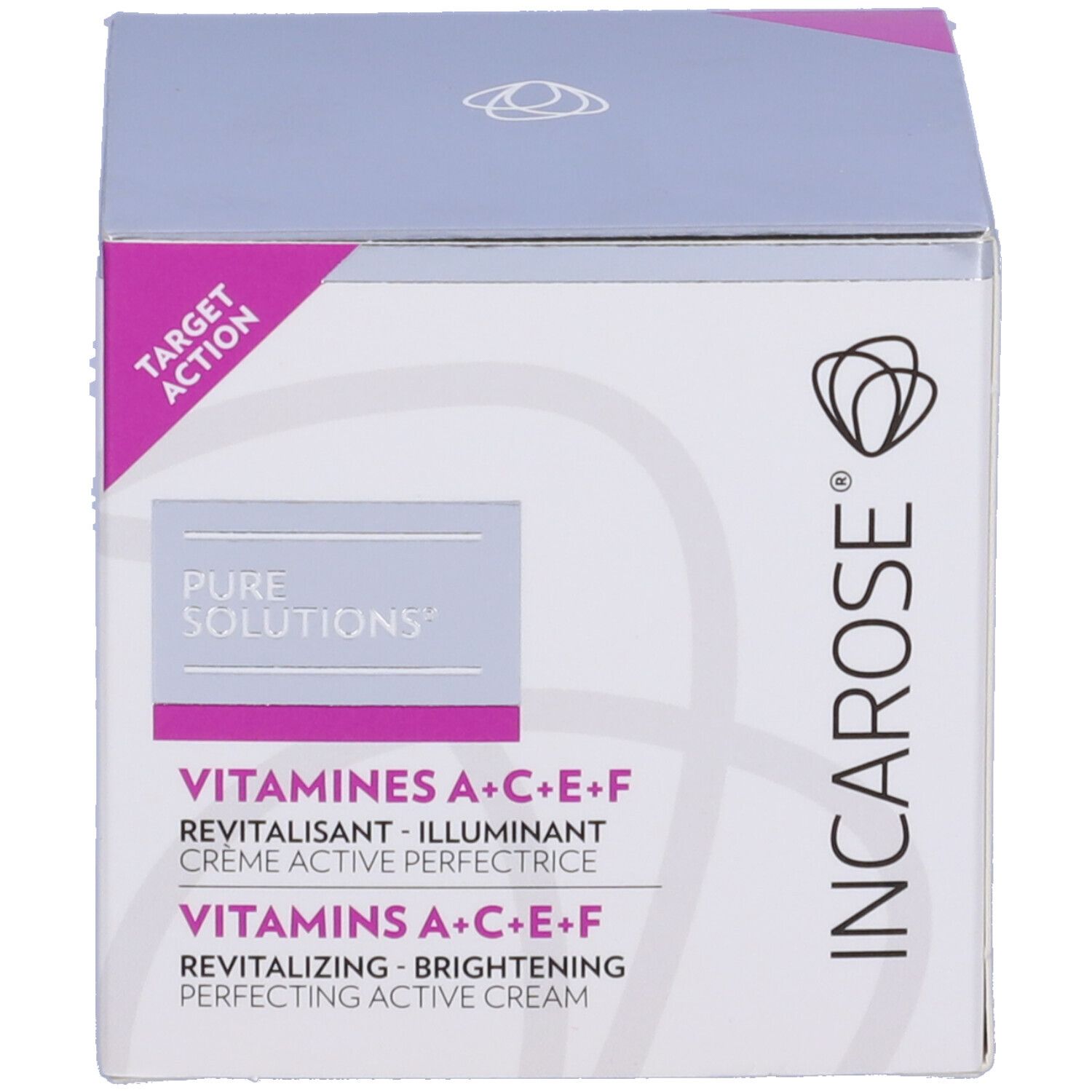 Verpackung mit Text: VITAMINES A+C+E+F, INCAROSE.
