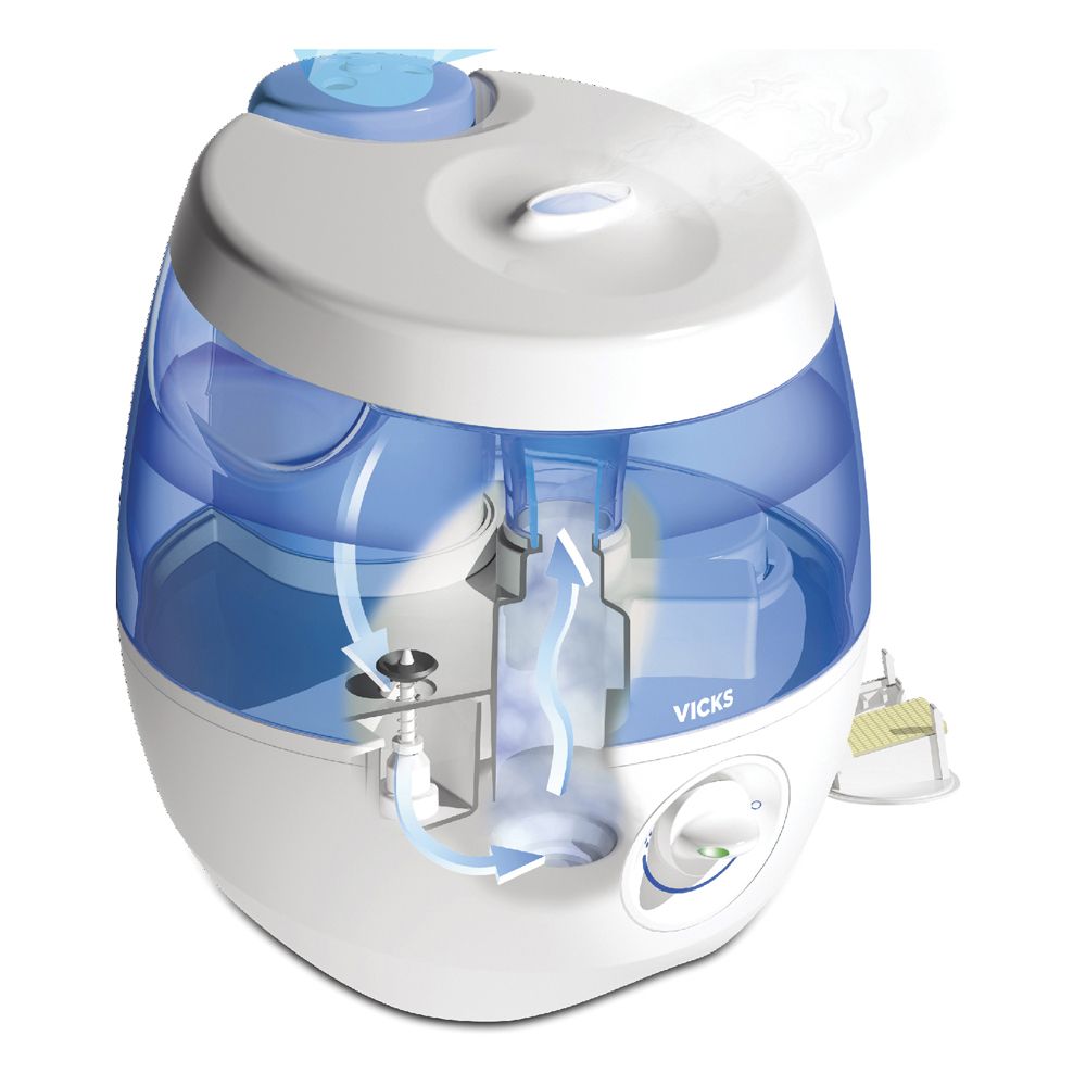 Vicks Sweetdreams Umidificatore A Ultrasuoni Con Proiettore Immagini-image