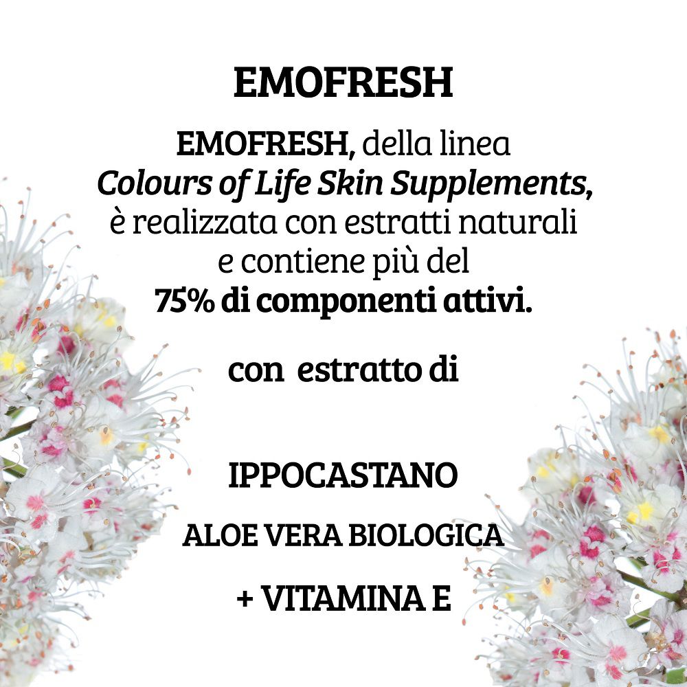 Colours of Life Emofresh Creme: Natürliche Extrakte, über 75% Wirkstoffe, mit Rosskastanie, Bio-Aloe Vera, Vitamin E.