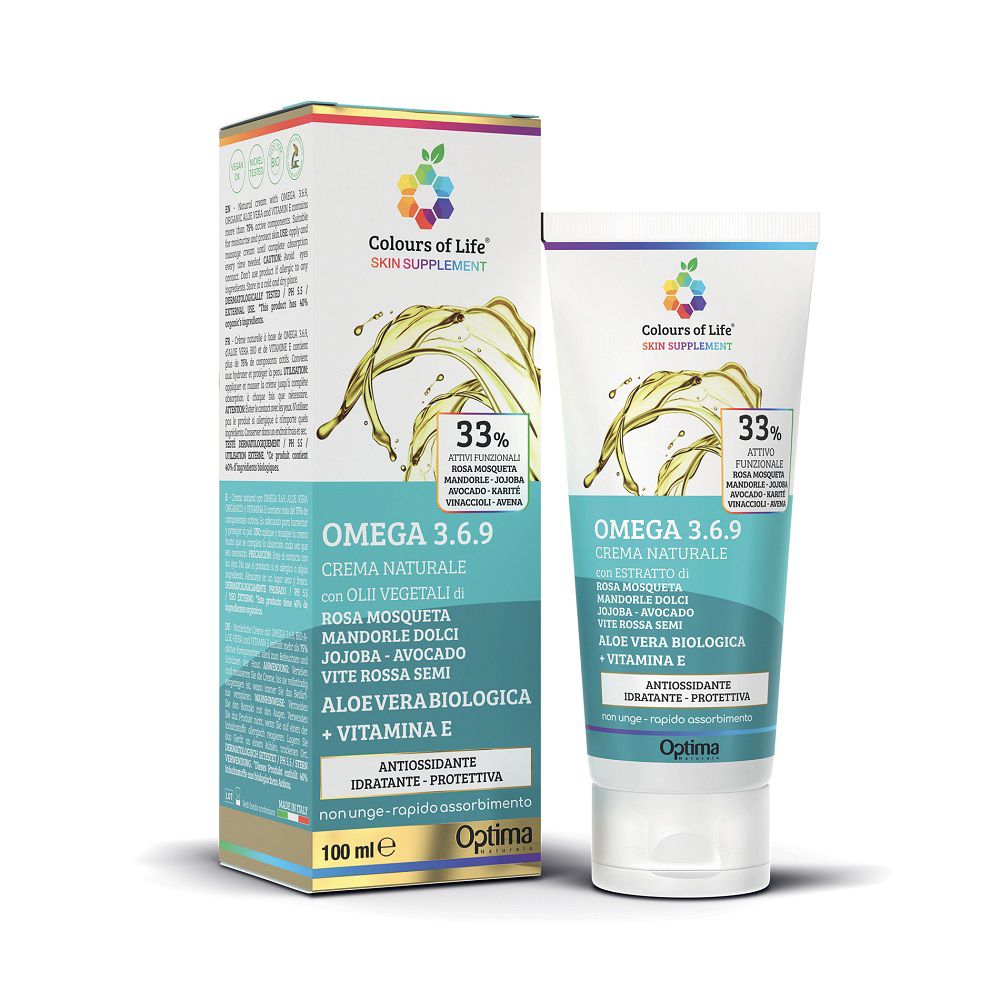 Optima Naturals Crema Colours Of Life Skin Supplement Omega 3 6 9 100 Ml - Immagine 3
