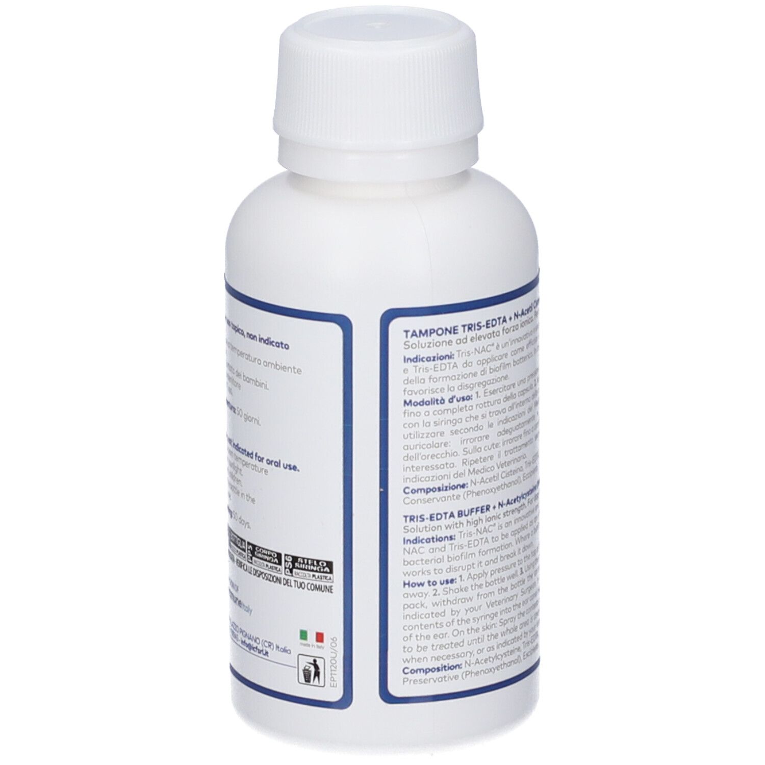 Tris-NAC Pufferlösung für Hunde und Katzen, 120 ml.