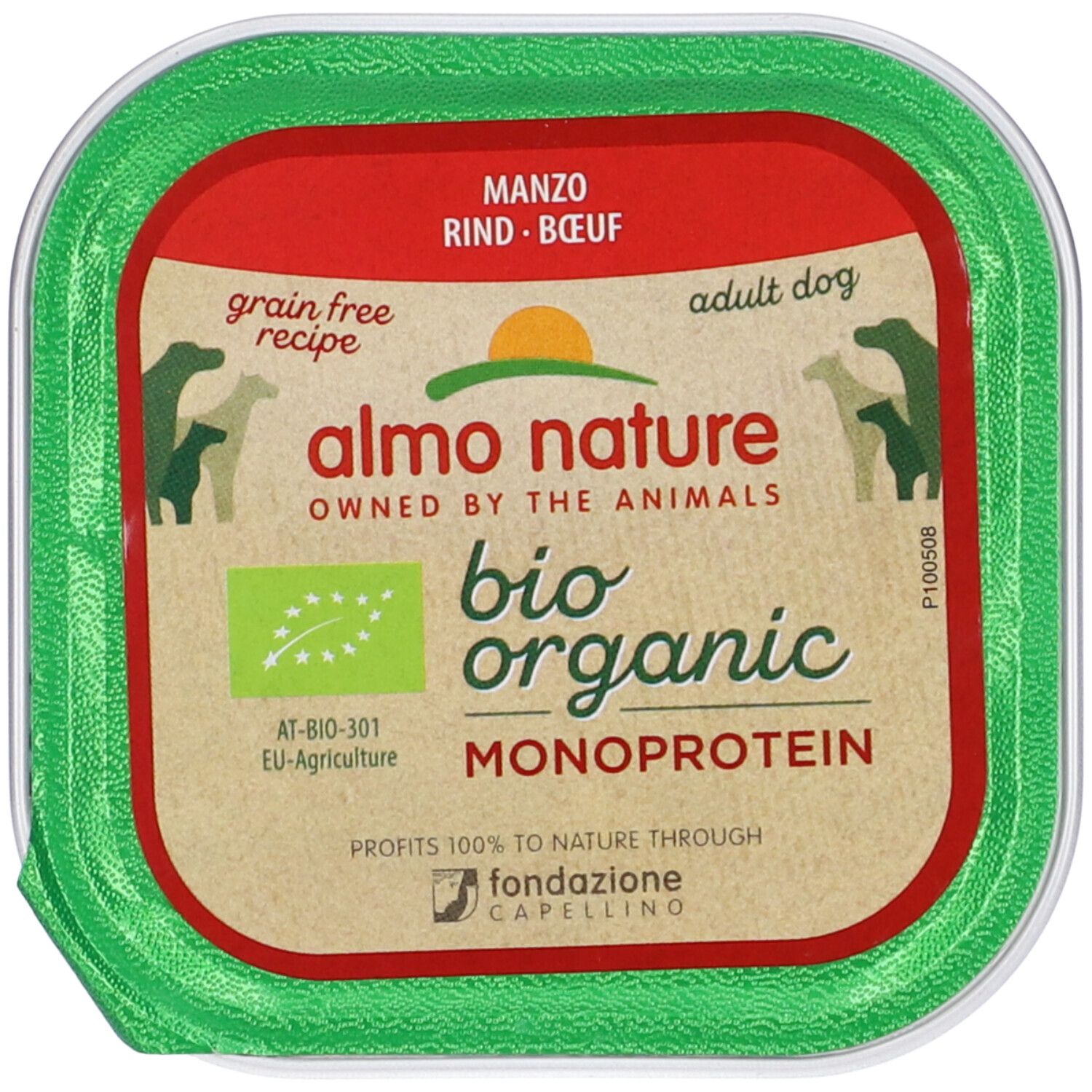 Image of Almo Nature Dog Bio Organic Monoprotein Manzo