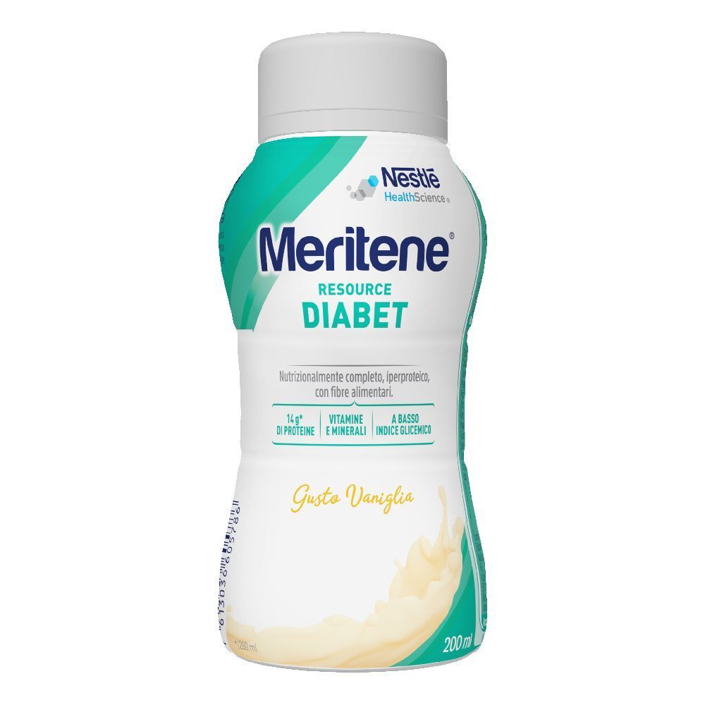 Nestle® MERITENE DIABET Vaniglia Bevanda a basso indice glicemico con Fibra 100% solubile
