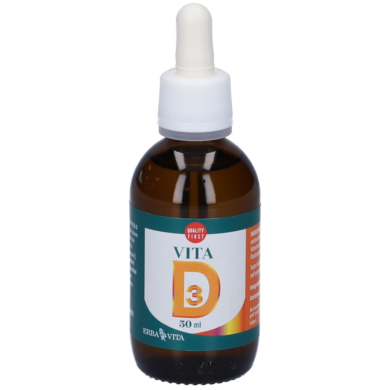 Erba Vita D Gocce Integratore Vitamina D 50 ml - Immagine 7