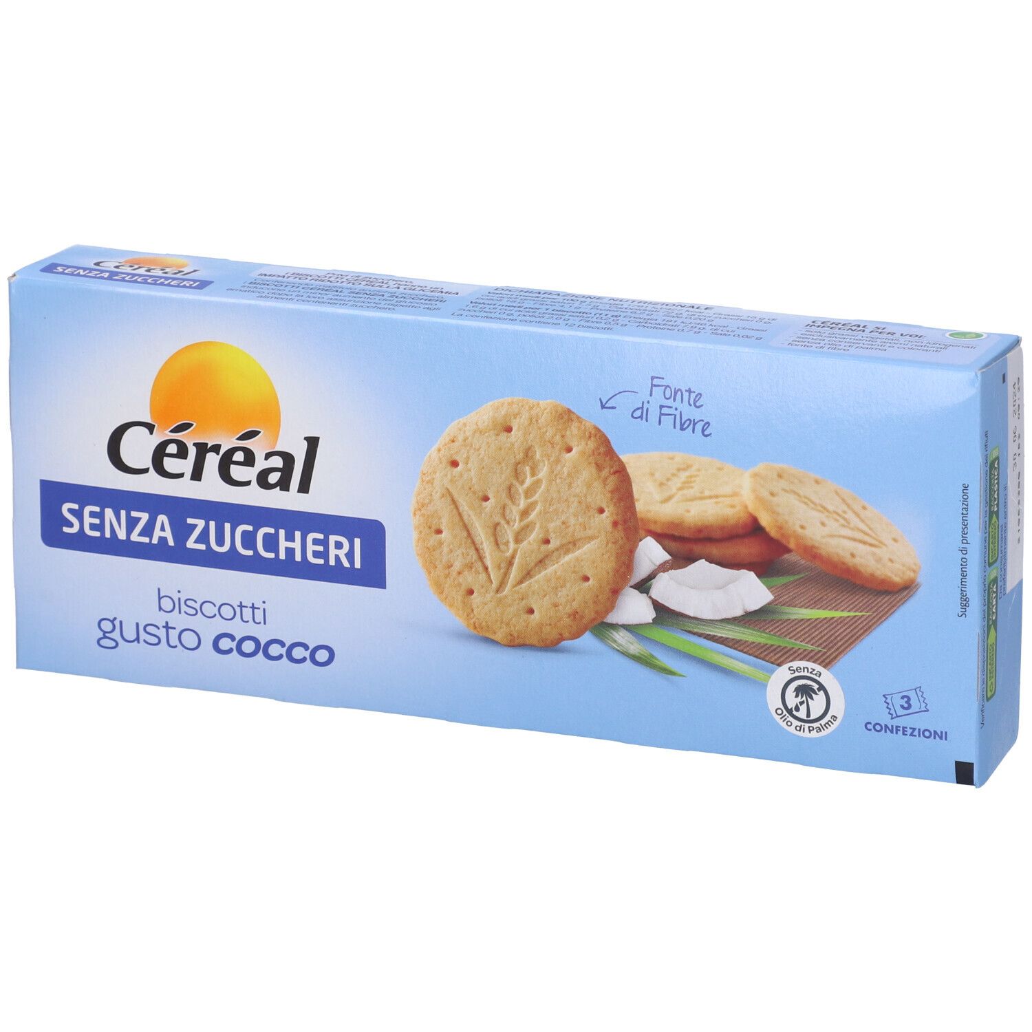 Image of Céréal Senza Zuccheri Biscotti Gusto Cocco