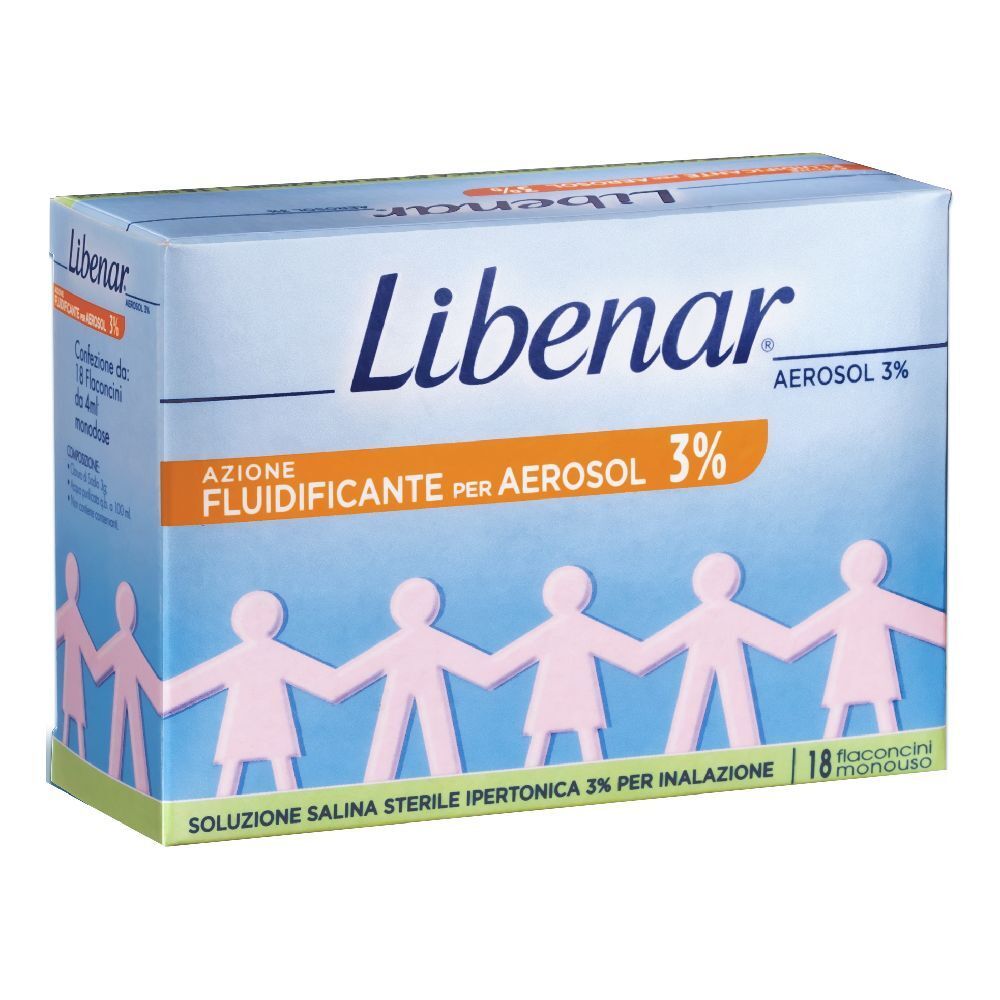 Libenar 18F Aerosol Iperton 3% 18x4 ml Lösung für einen Vernebler