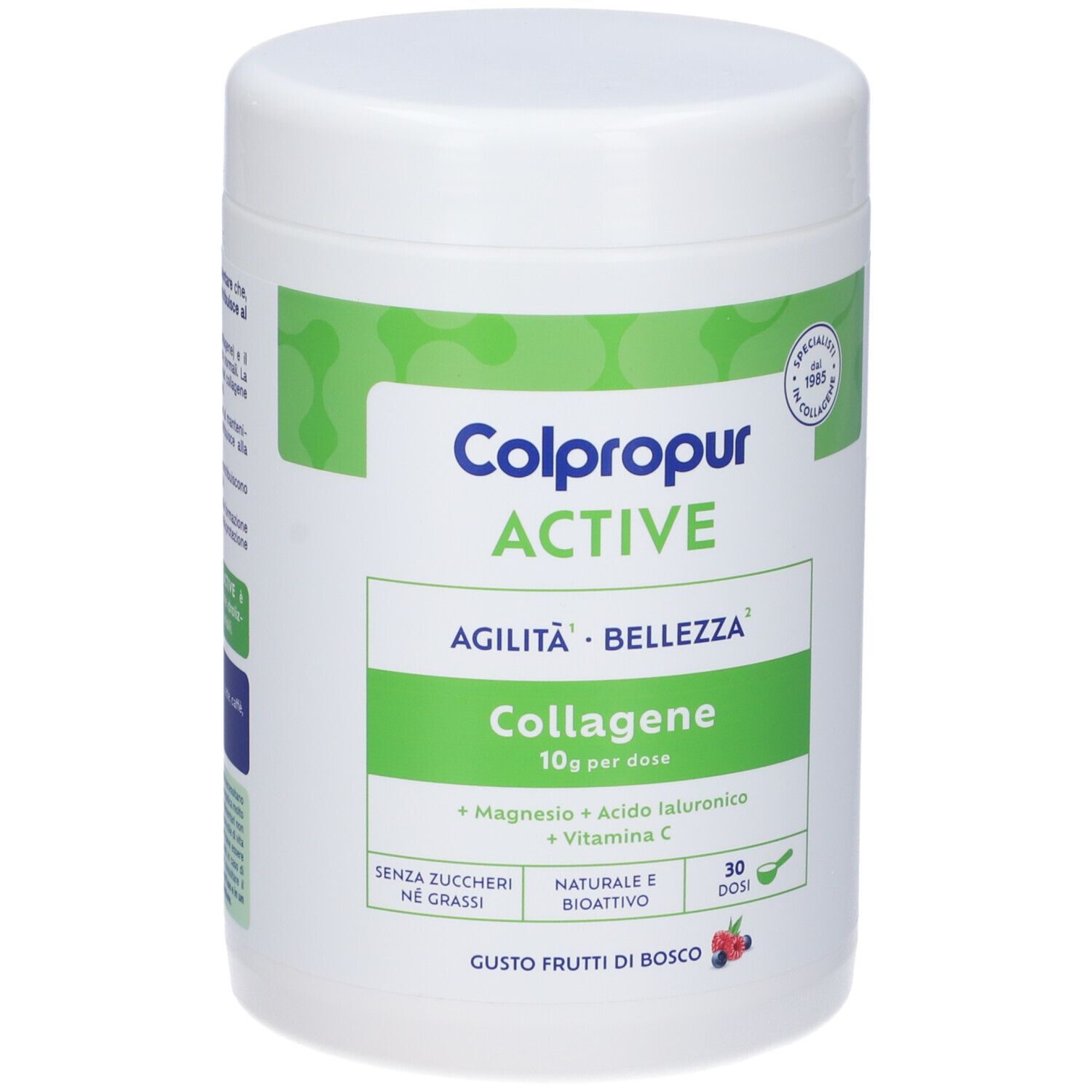 Colpropur Active Frutti Bosco 345 g Pulver zur Herstellung einer Lösung zum Einnehmen