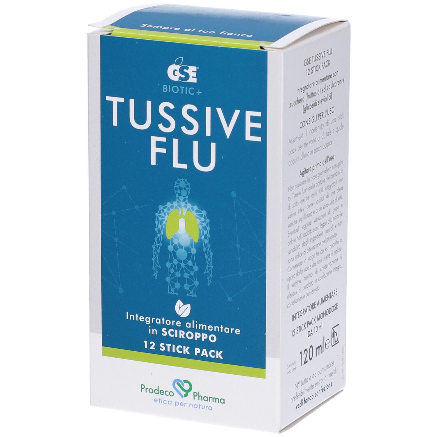 GSE TUSSIVE FLU 12STICKPACK - Immagine 3