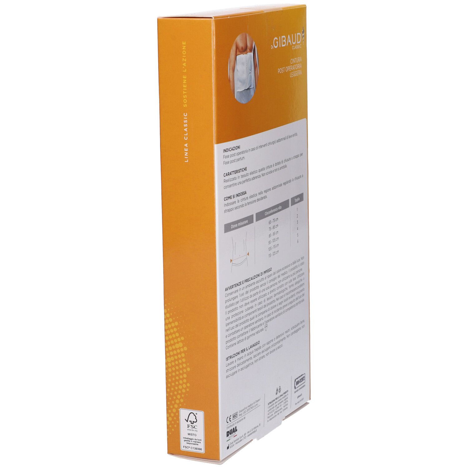 Gibaud Classic Leichte Postoperative Gürtel 6 Gibaud
