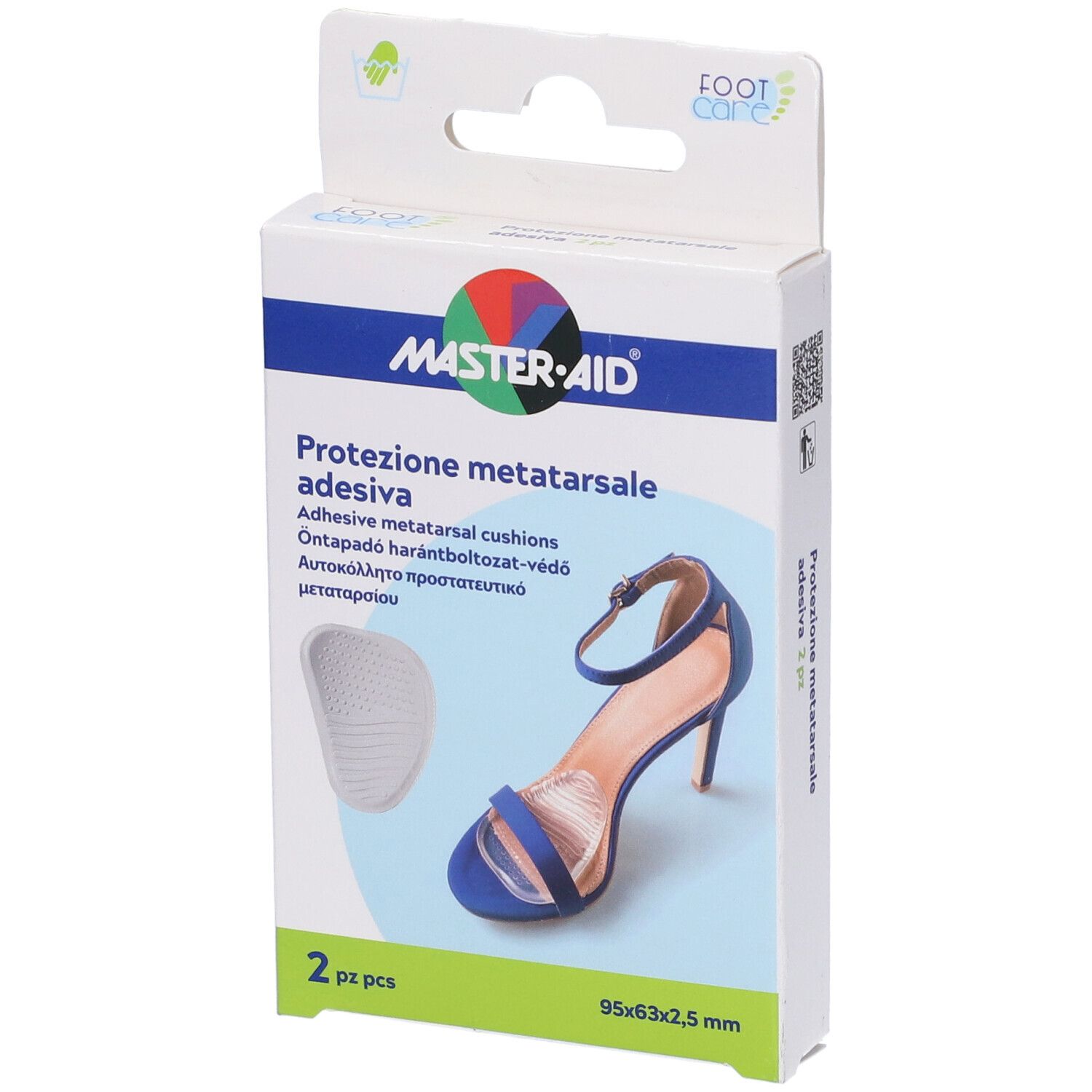 Protezione In Gel Master-Aid Footcare Per Metatarso Misura Unica 2 Pezzi G1