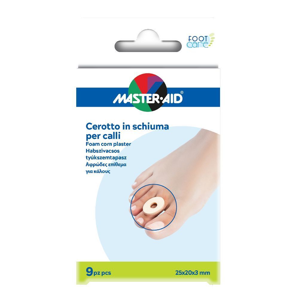 Cerotto Calli Master-Aid Footcare In Schiuma Pu 3 Mm 9 Pezzi B9