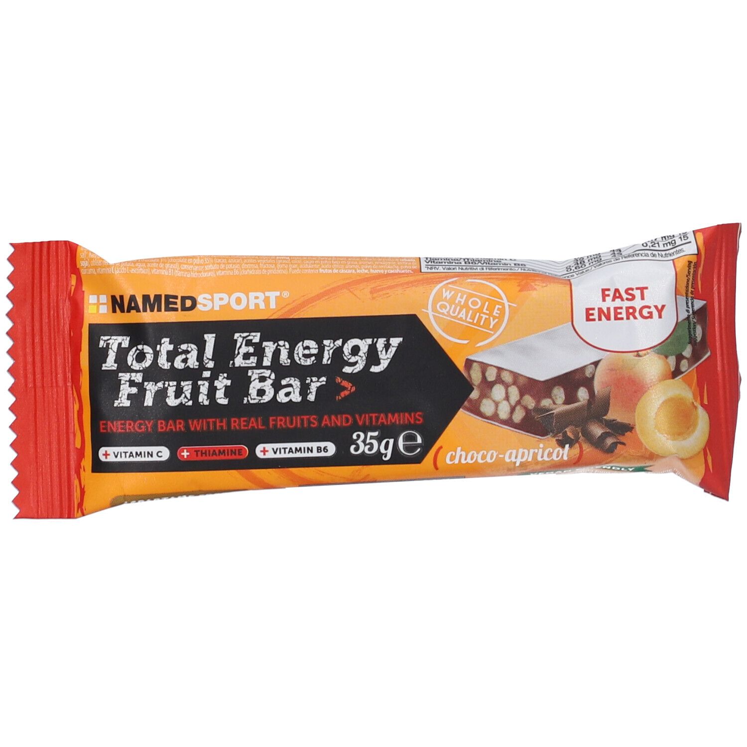 Named Namedsport® Total Energy Fruit Bar Choco-Apricot - Risparmia Il 10% Con Codice: 10Named 35 G Barretta