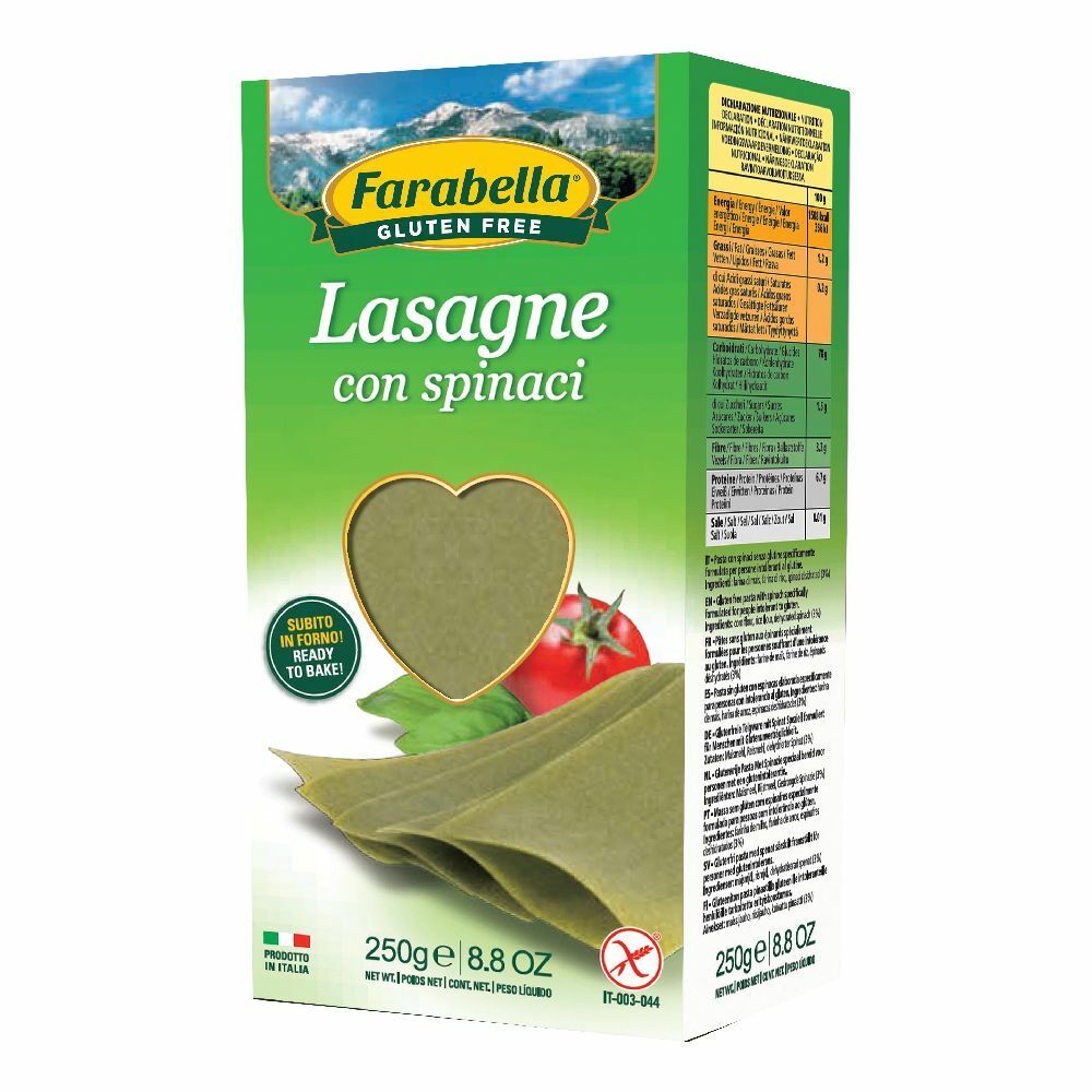 Image of Farabella Lasagne con Spinaci Senza Glutine
