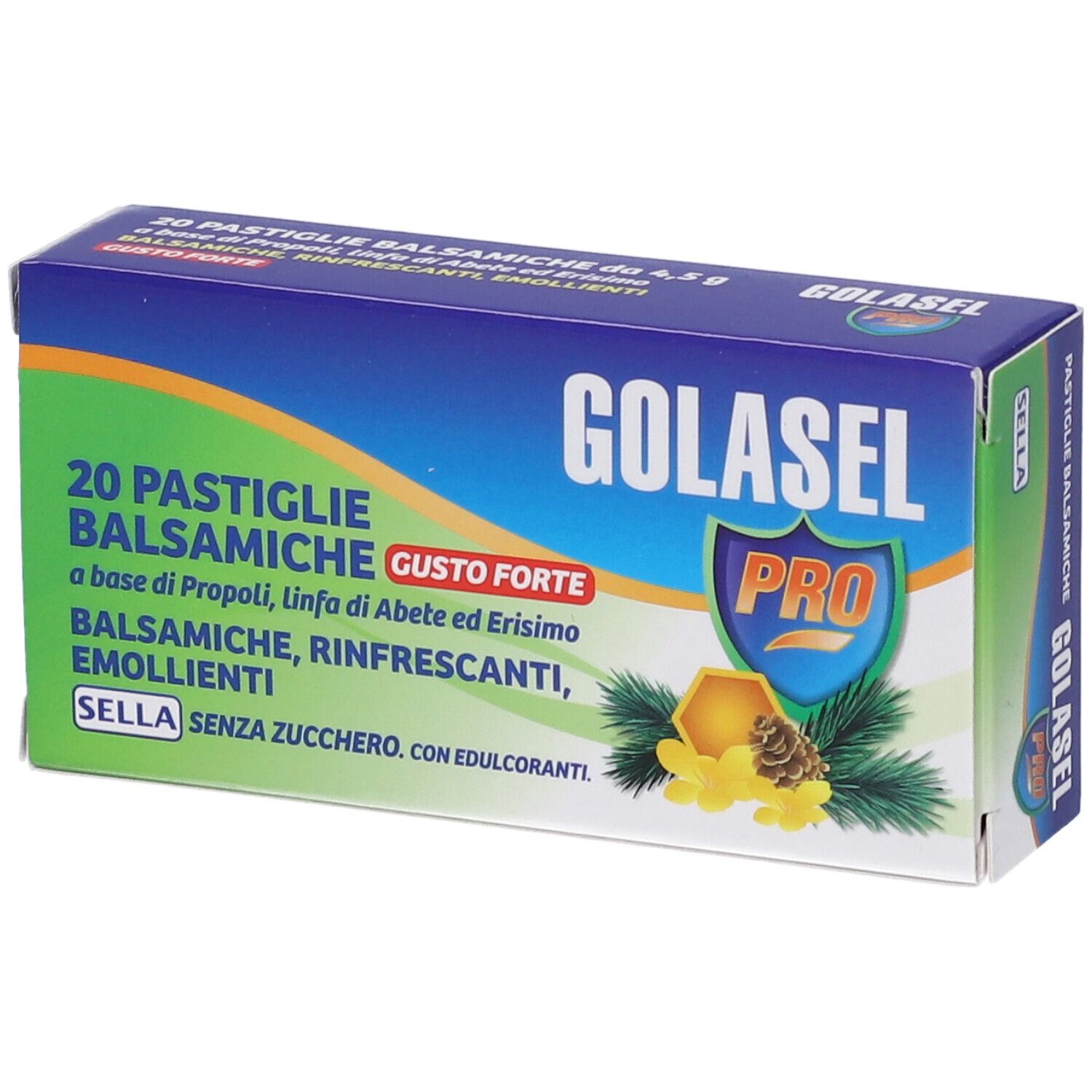 Golasel Pro 20 Pastiglie Balsamiche Gusto Forte - Integratore Per La Gola - Immagine 7
