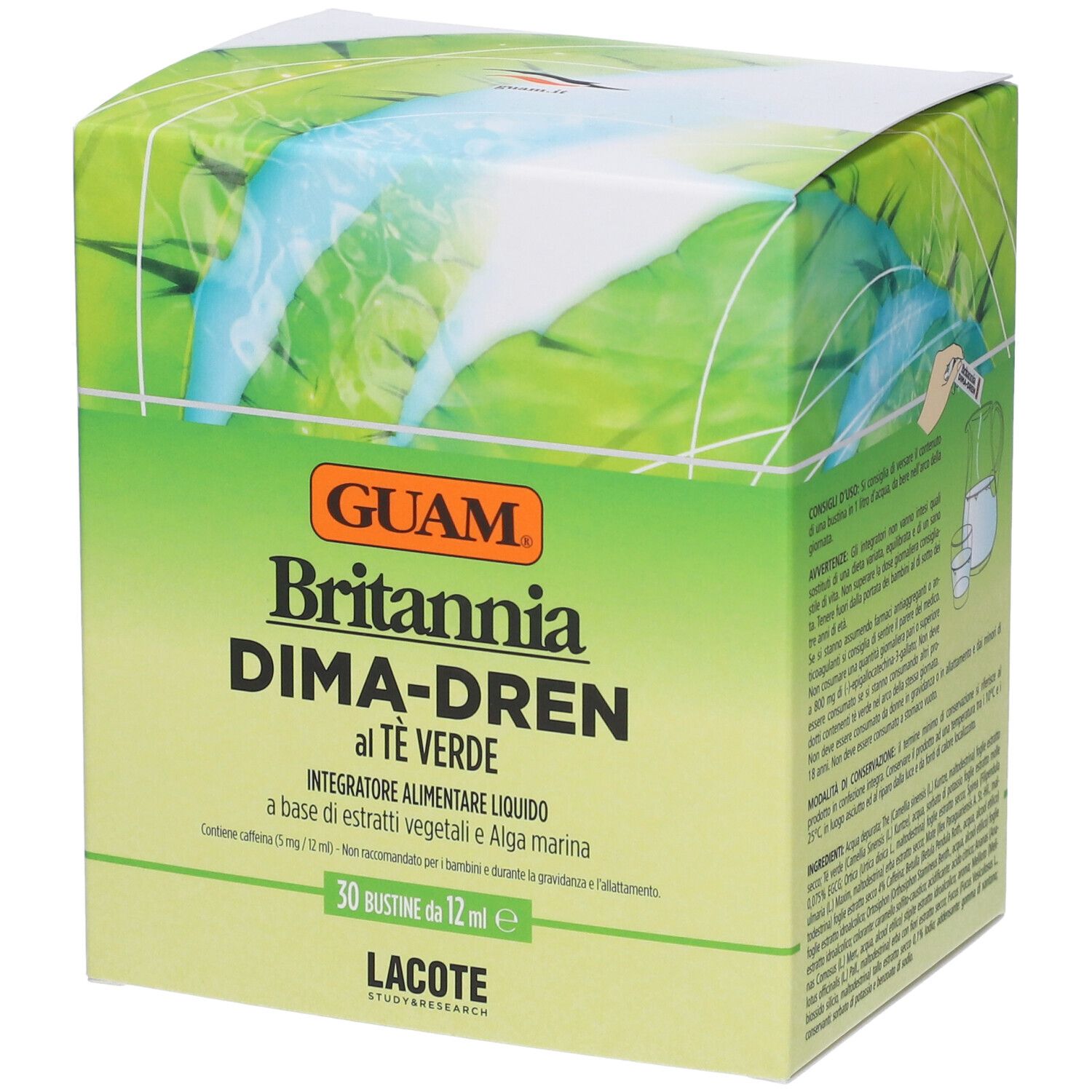 Guam Guam® Britannia Dima Dren Al Tè Verde 360 Ml Soluzione Orale Bambino