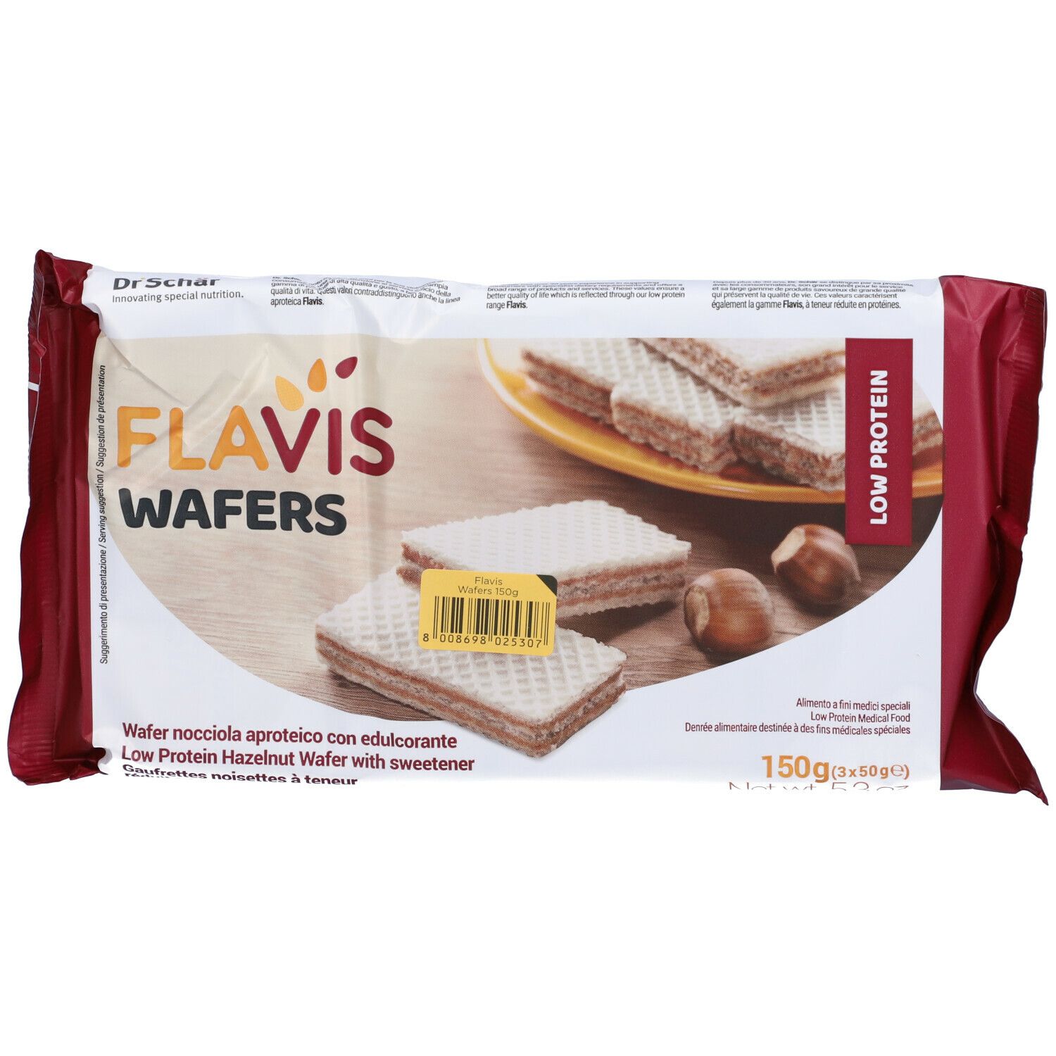 FLAVIS Wafers 3x50 g Barretta