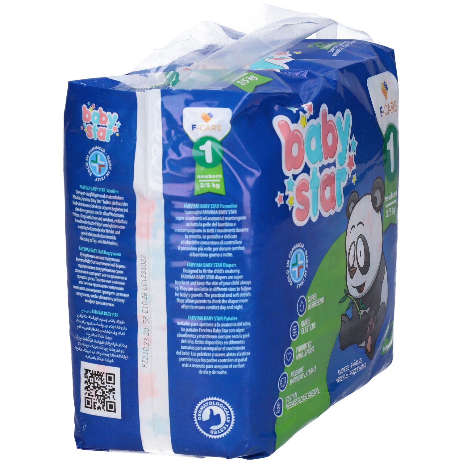 Babystar Windel 2/5kg T1 22 Stück Babystar