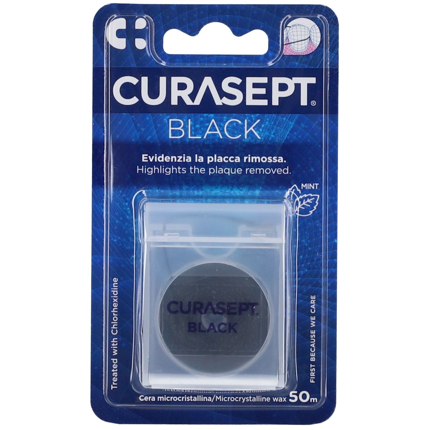 Curasept Floss Cerato Nero 1 St