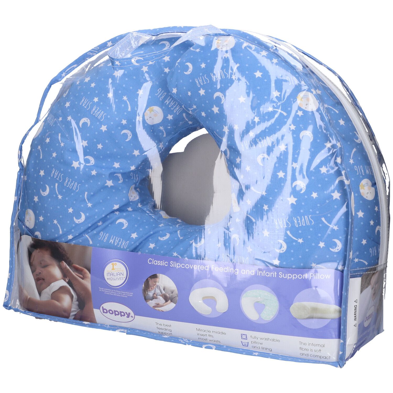 Boppy Cuscino Boppy Moon And Stars
