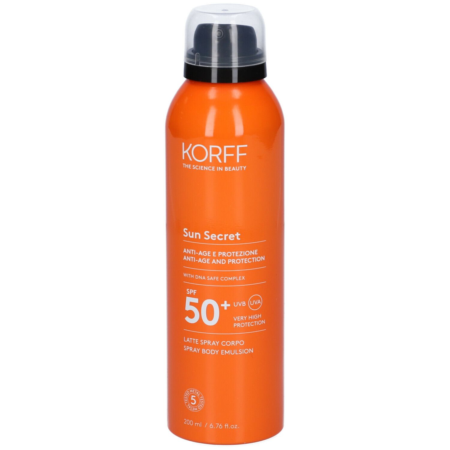 Korff Chiara Sun Secret Latte Spray Corpo Spf50+ 200 Ml - Immagine 5