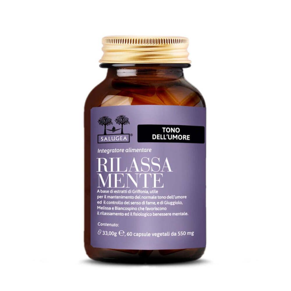 Rilassa Mente Salugea - Buonumore, Calma e Lucidità mentale - capsule