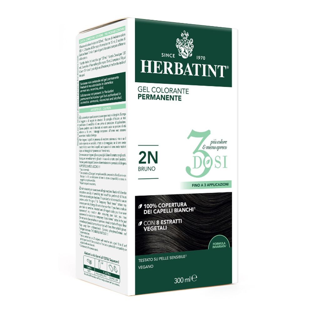 Herbatint 3Dosi 2N 300Ml 300 ml Gel
