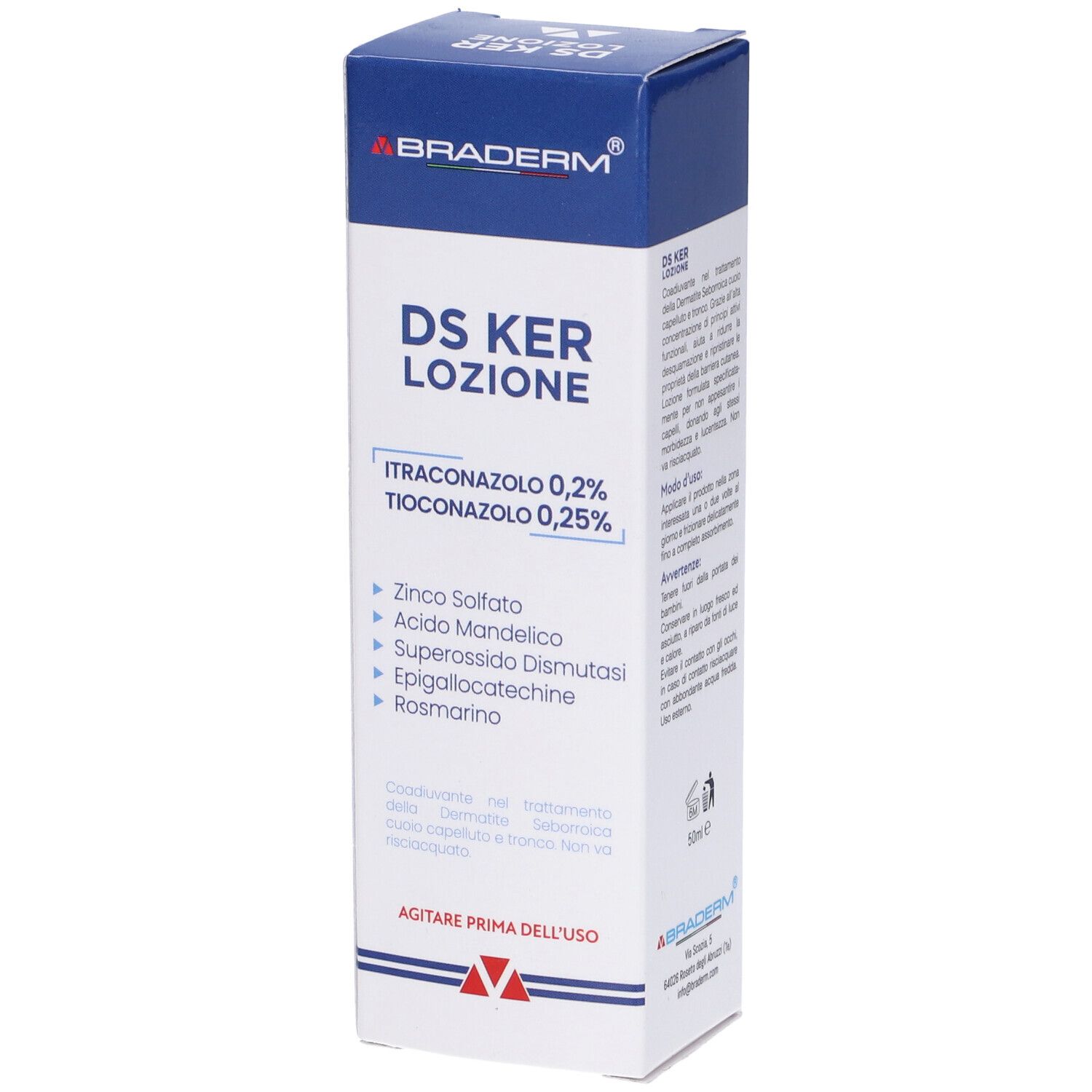 Ds Ker Lozione 50Ml Braderm