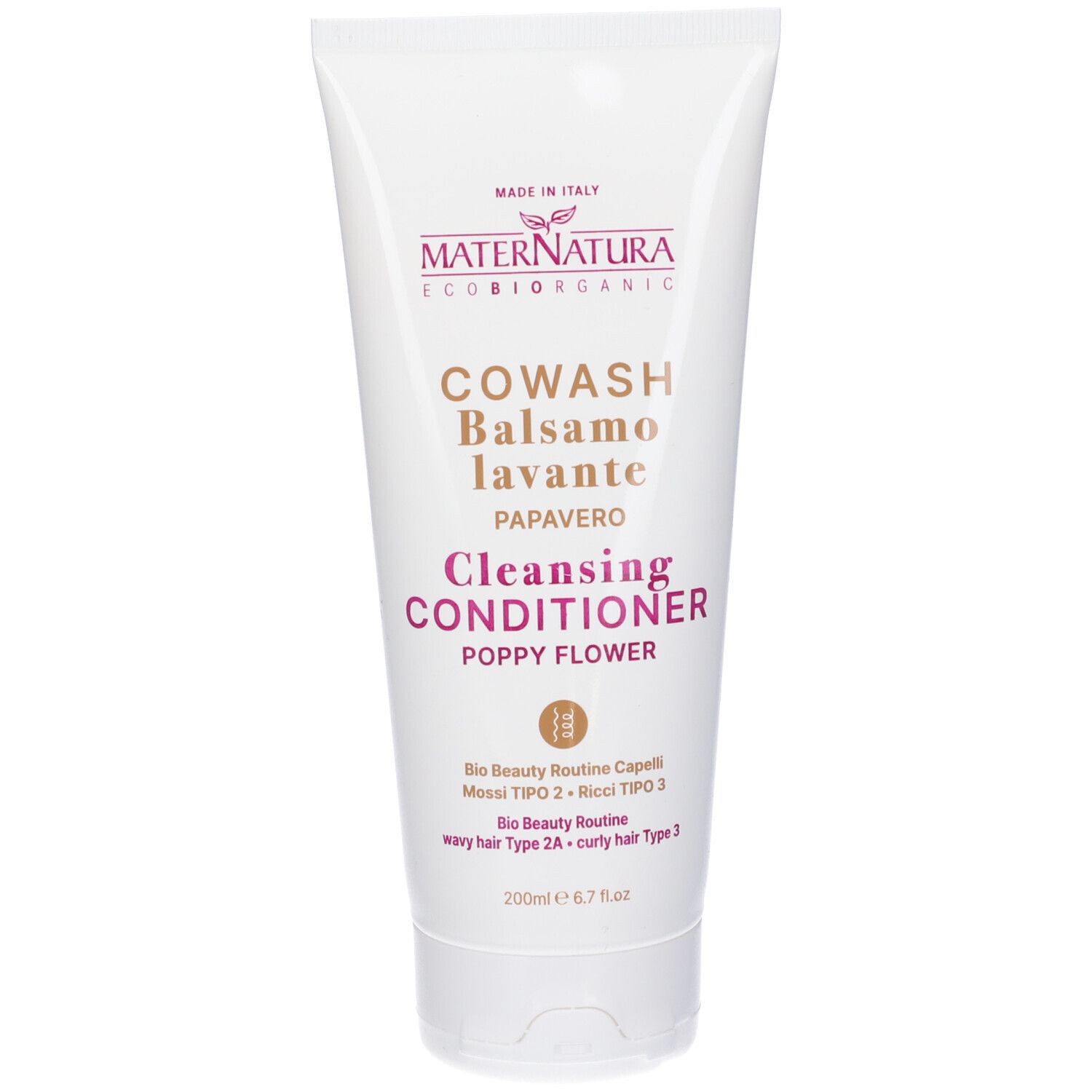 MaterNatura Cowash Capelli ai Fiori di Papavero