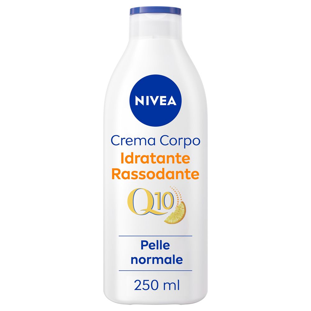 Nivea Q10 Crema Corpo Idratante Rassodante 250 ml, Crema rassodante e idratante corpo pelle secca